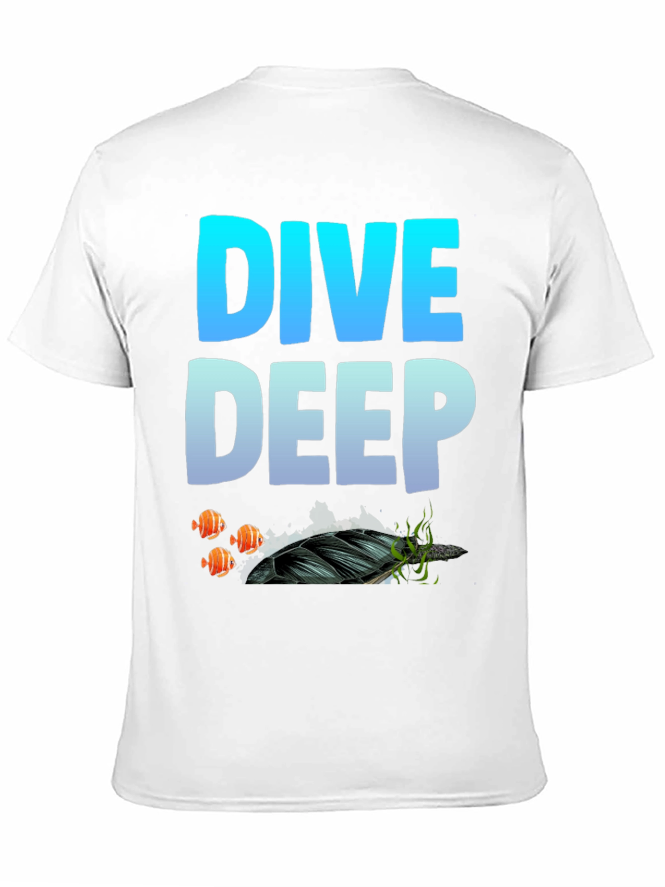 Dive Deep Graphic T-Shirt - Black