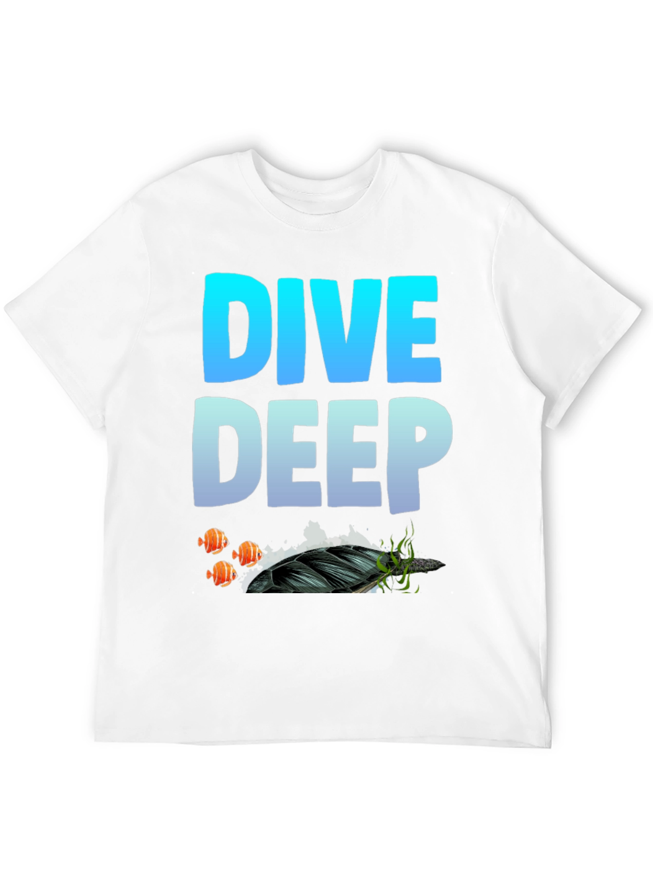 Dive Deep Graphic T-Shirt - Black