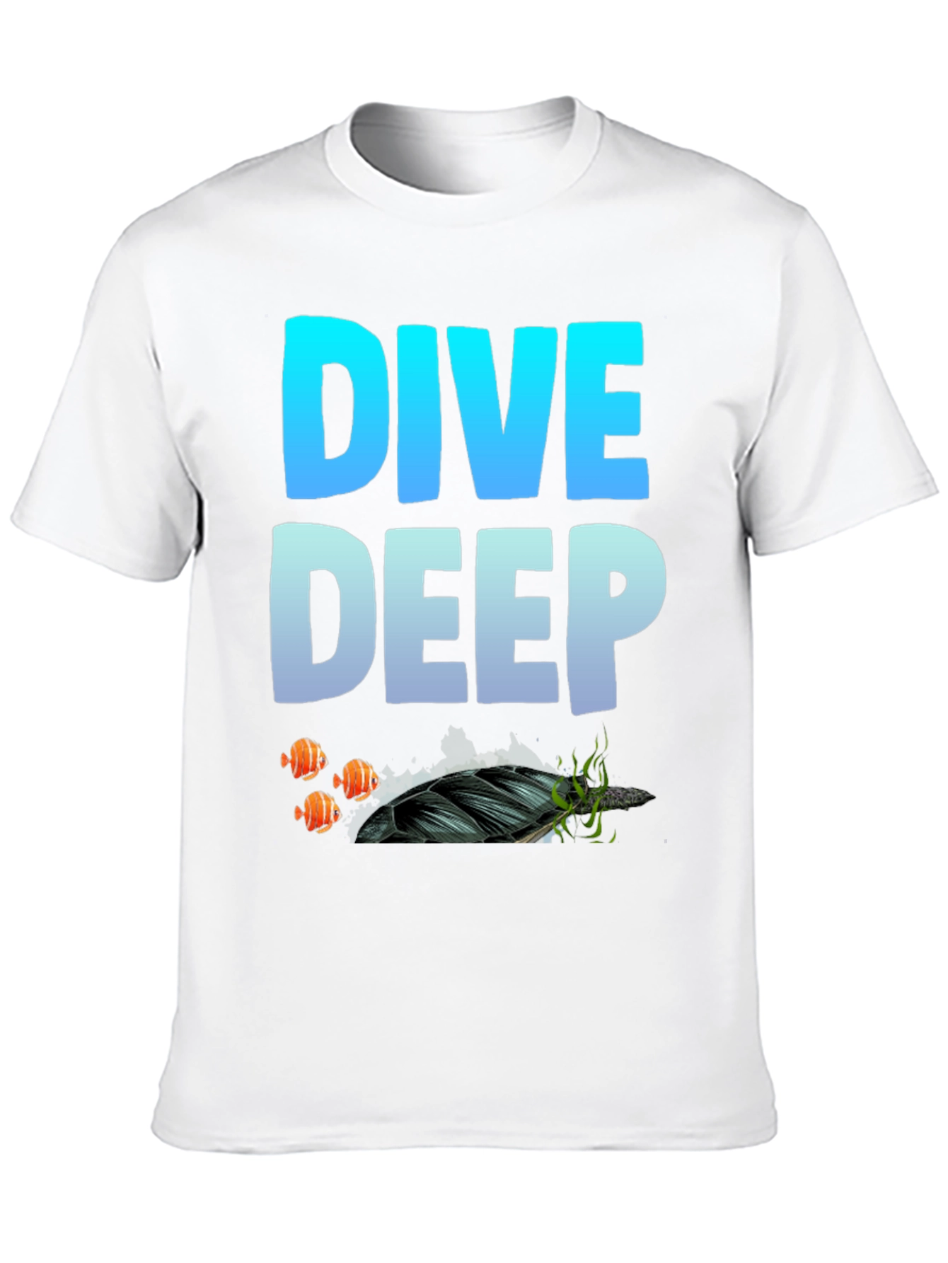 Dive Deep Graphic T-Shirt - Black