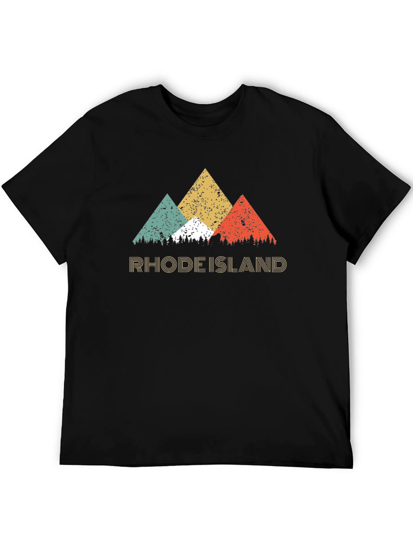 Rhode Island Retro Graphic T-Shirt