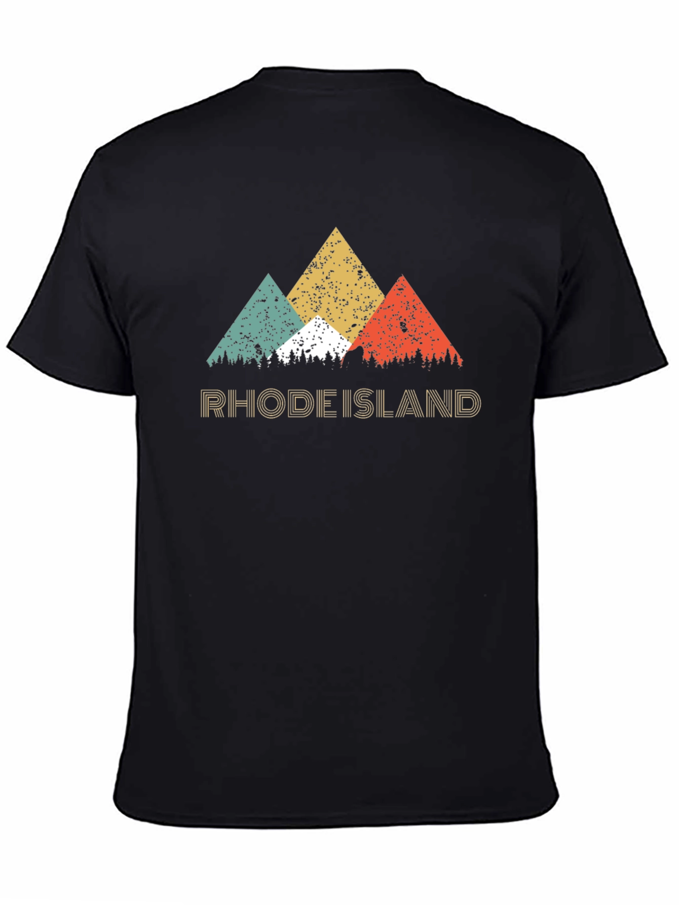 Rhode Island Retro Graphic T-Shirt
