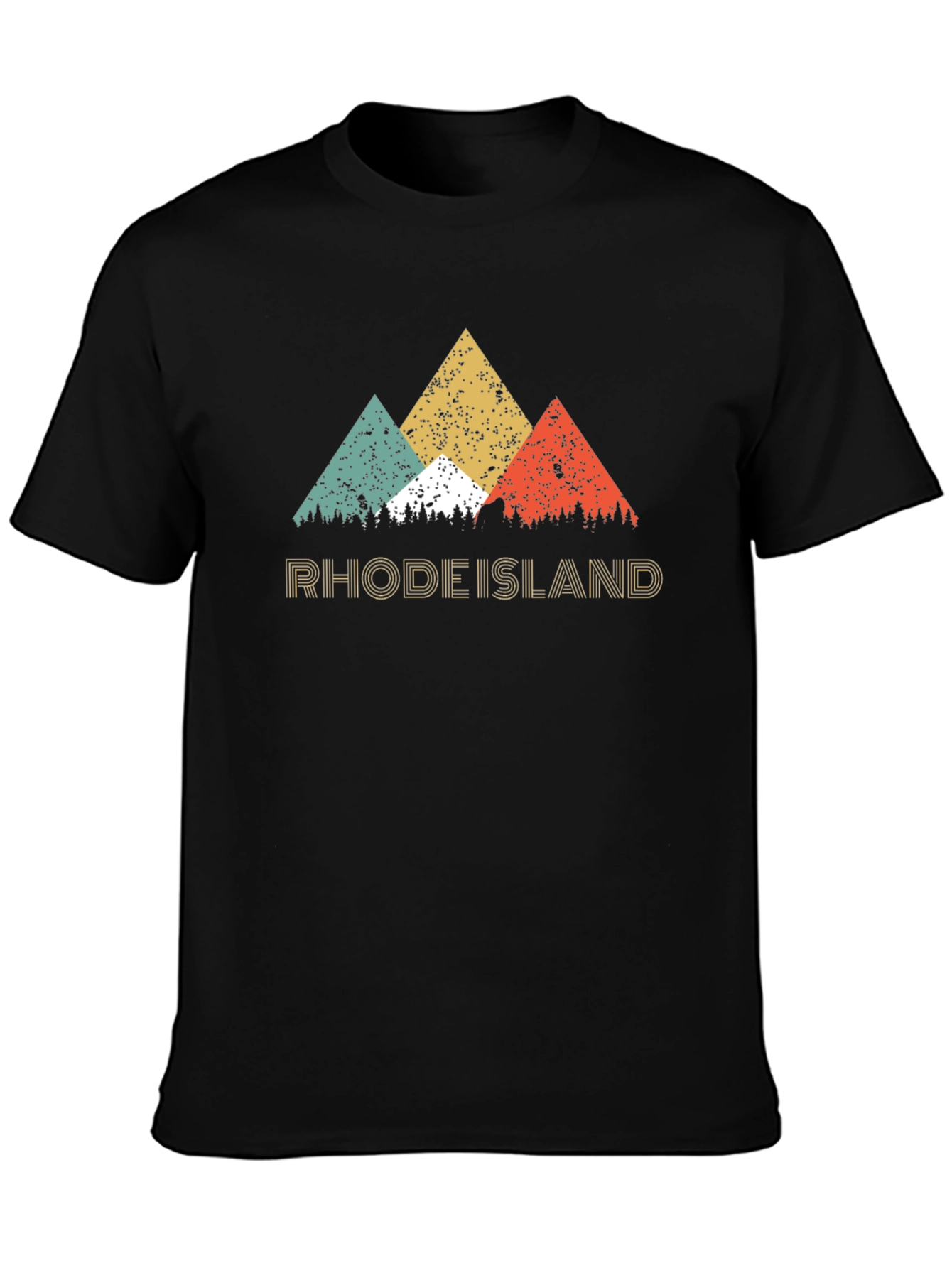 Rhode Island Retro Graphic T-Shirt