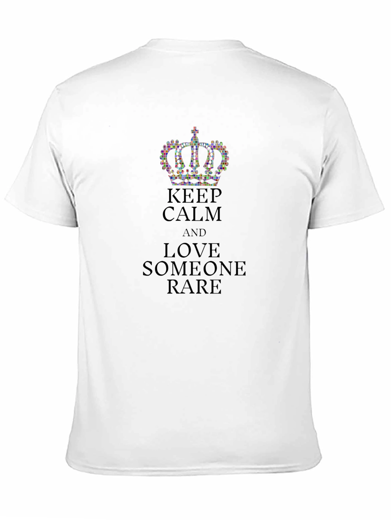 Keep Calm & Love Someone Rare Black T-Shirt