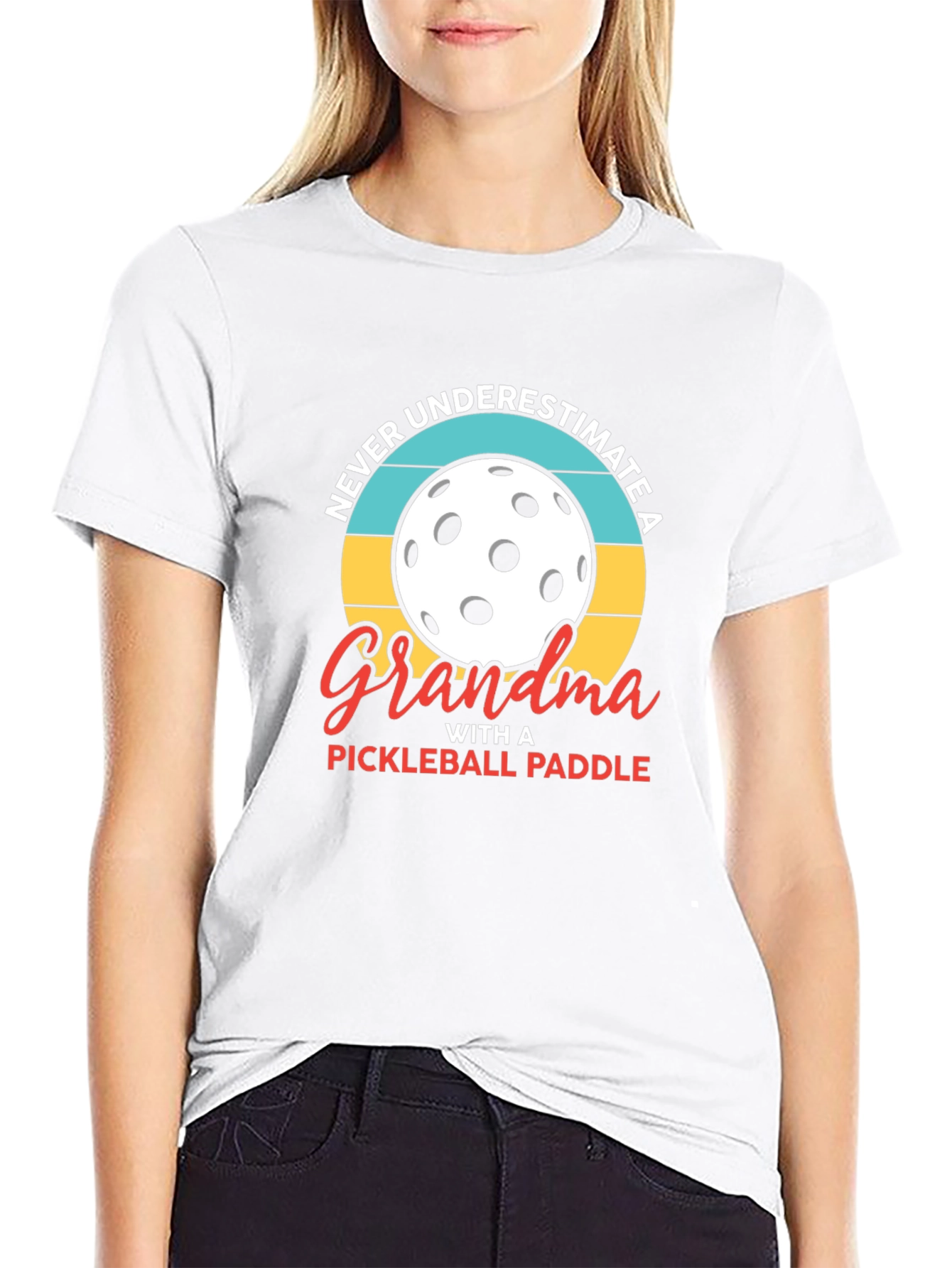 Pickleball Grandma T-Shirt - Sporty Graphic Tee