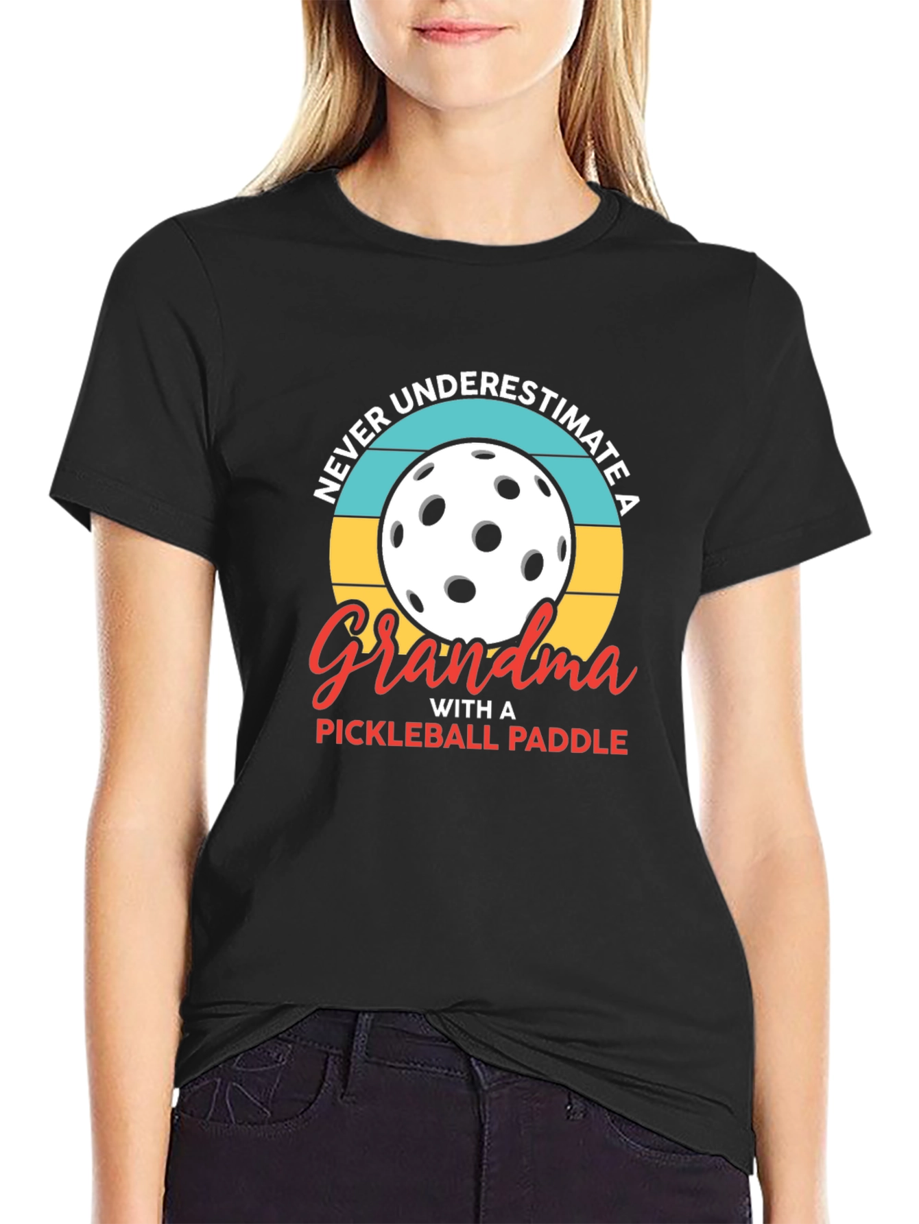 Pickleball Grandma T-Shirt - Sporty Graphic Tee