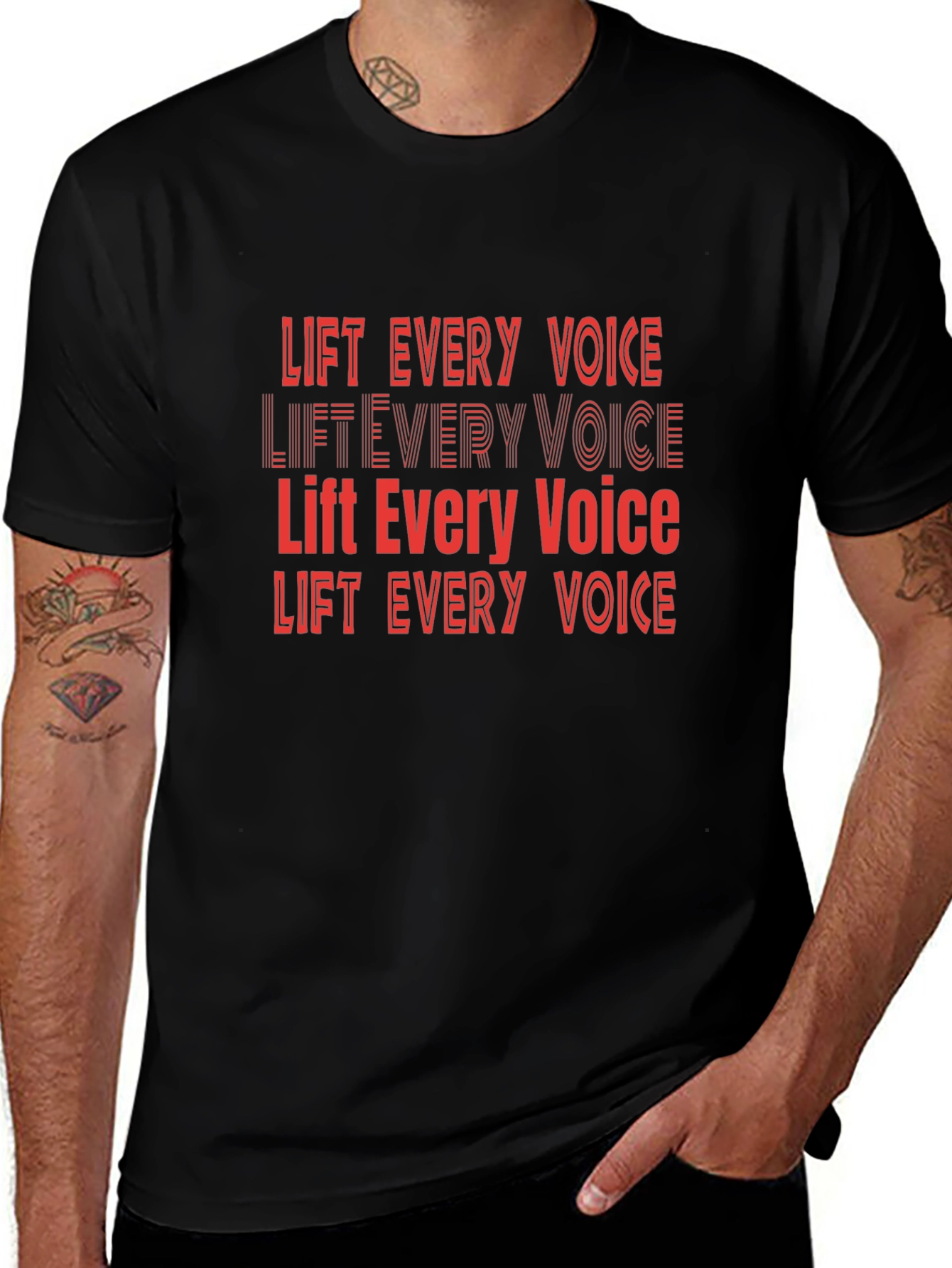 Lift Every Voice Graphic Tee - Black