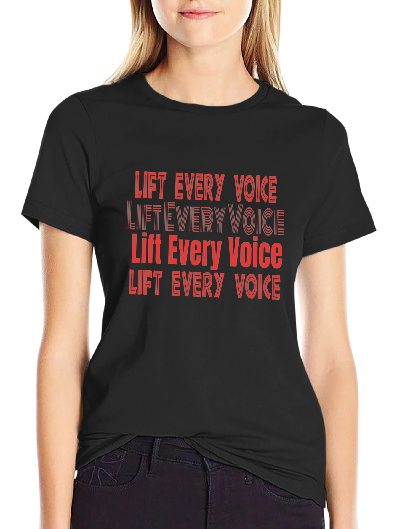 Lift Every Voice Graphic Tee - Black