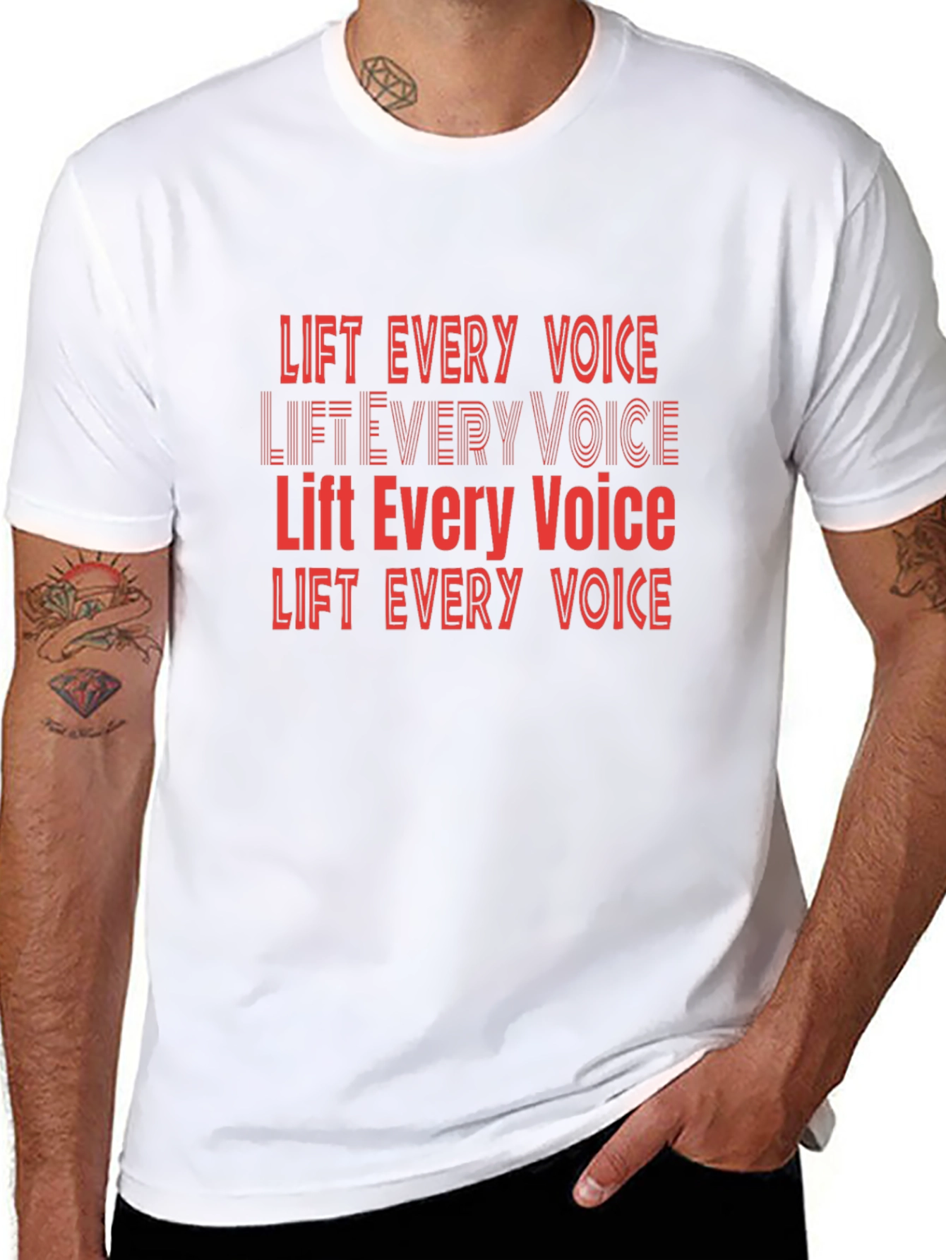 Lift Every Voice Graphic Tee - Black