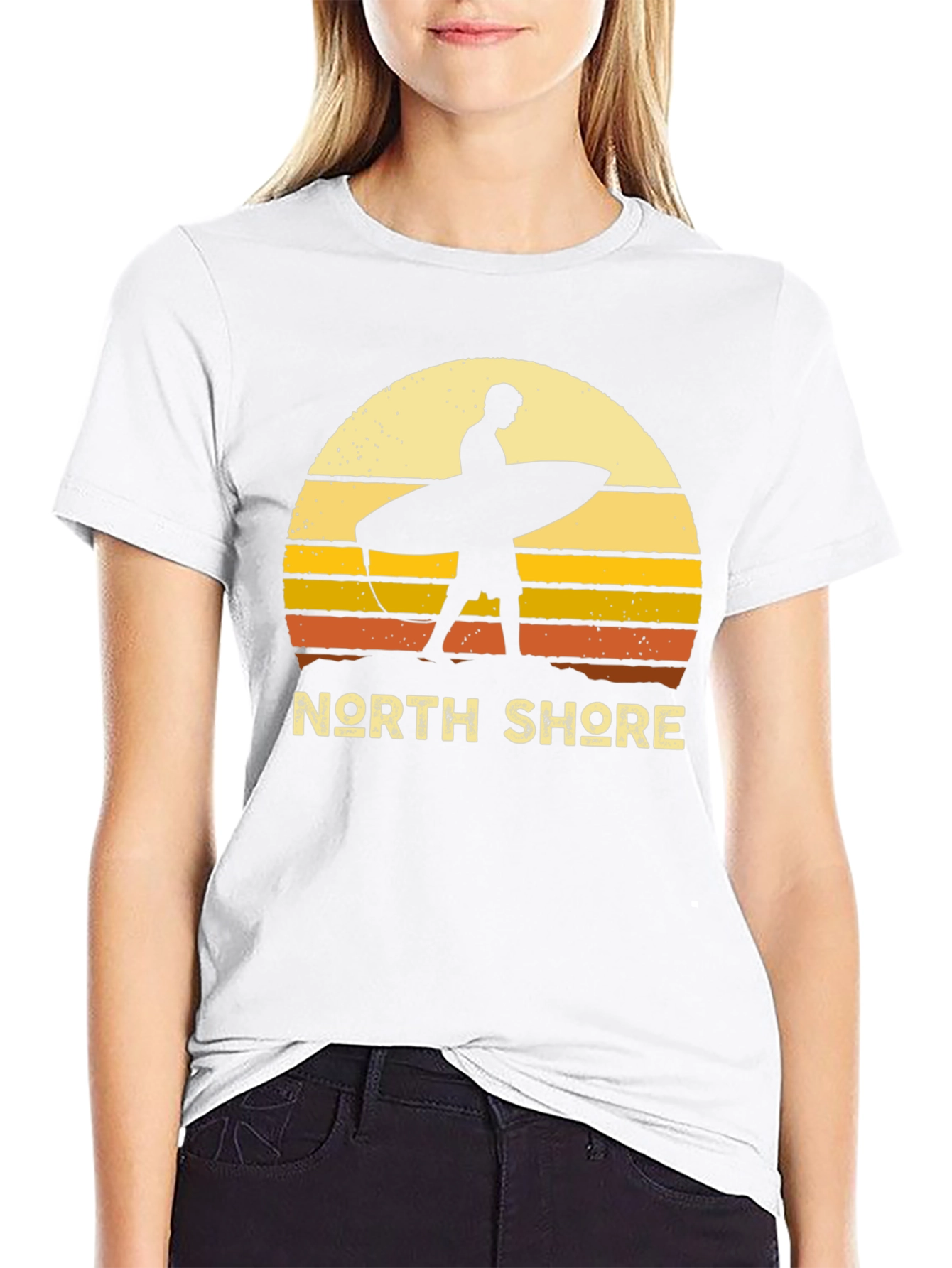 North Shore Surfer Graphic Tee