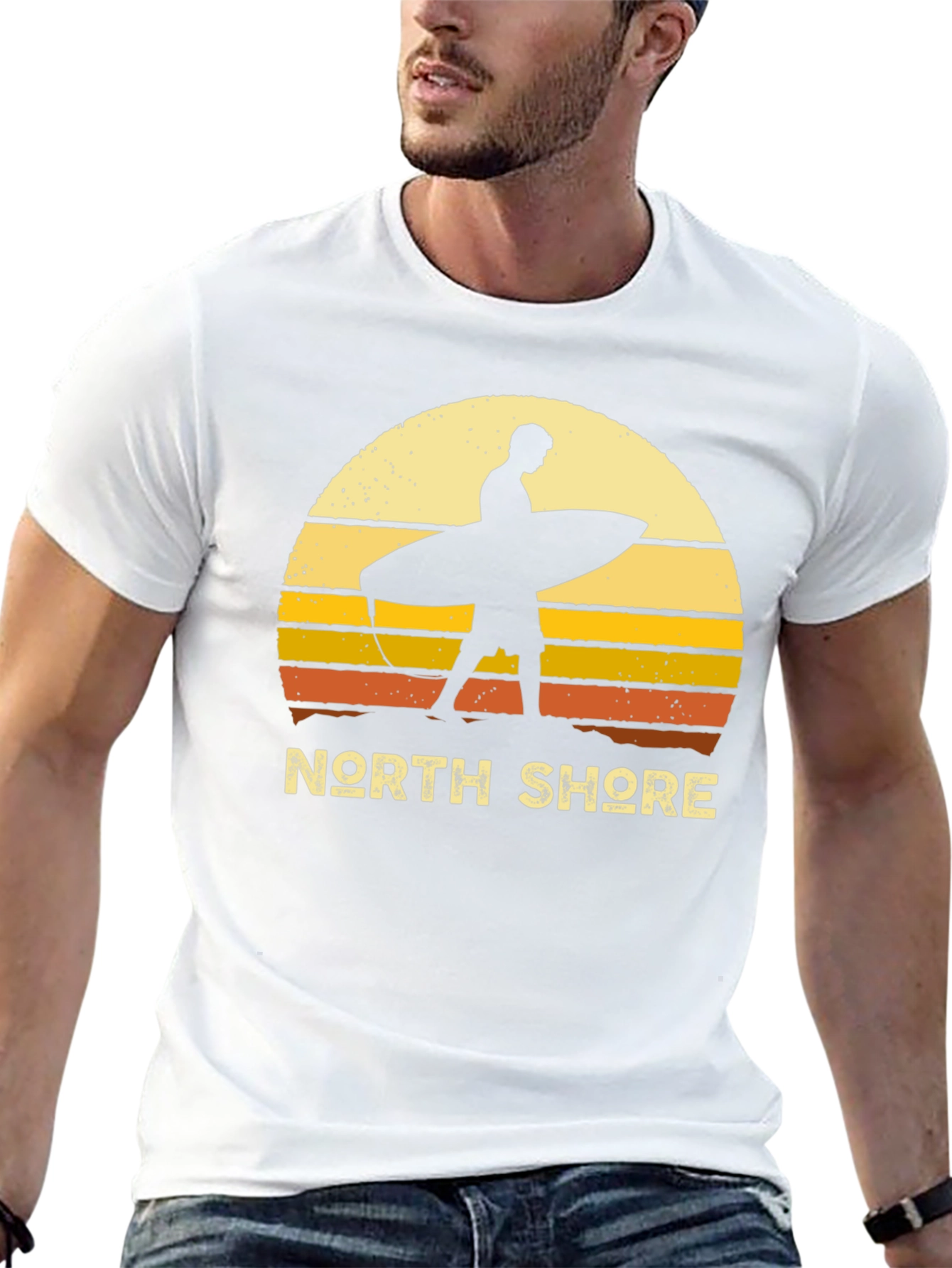 North Shore Surfer Graphic Tee