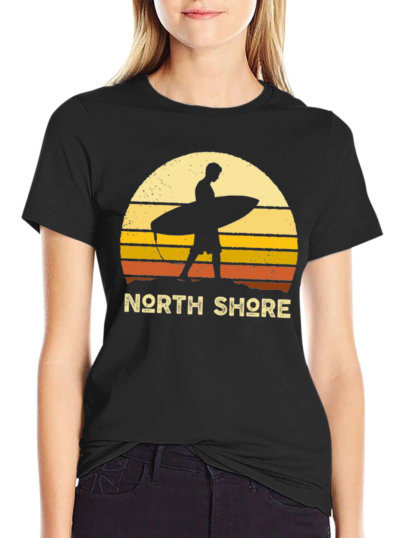 North Shore Surfer Graphic Tee
