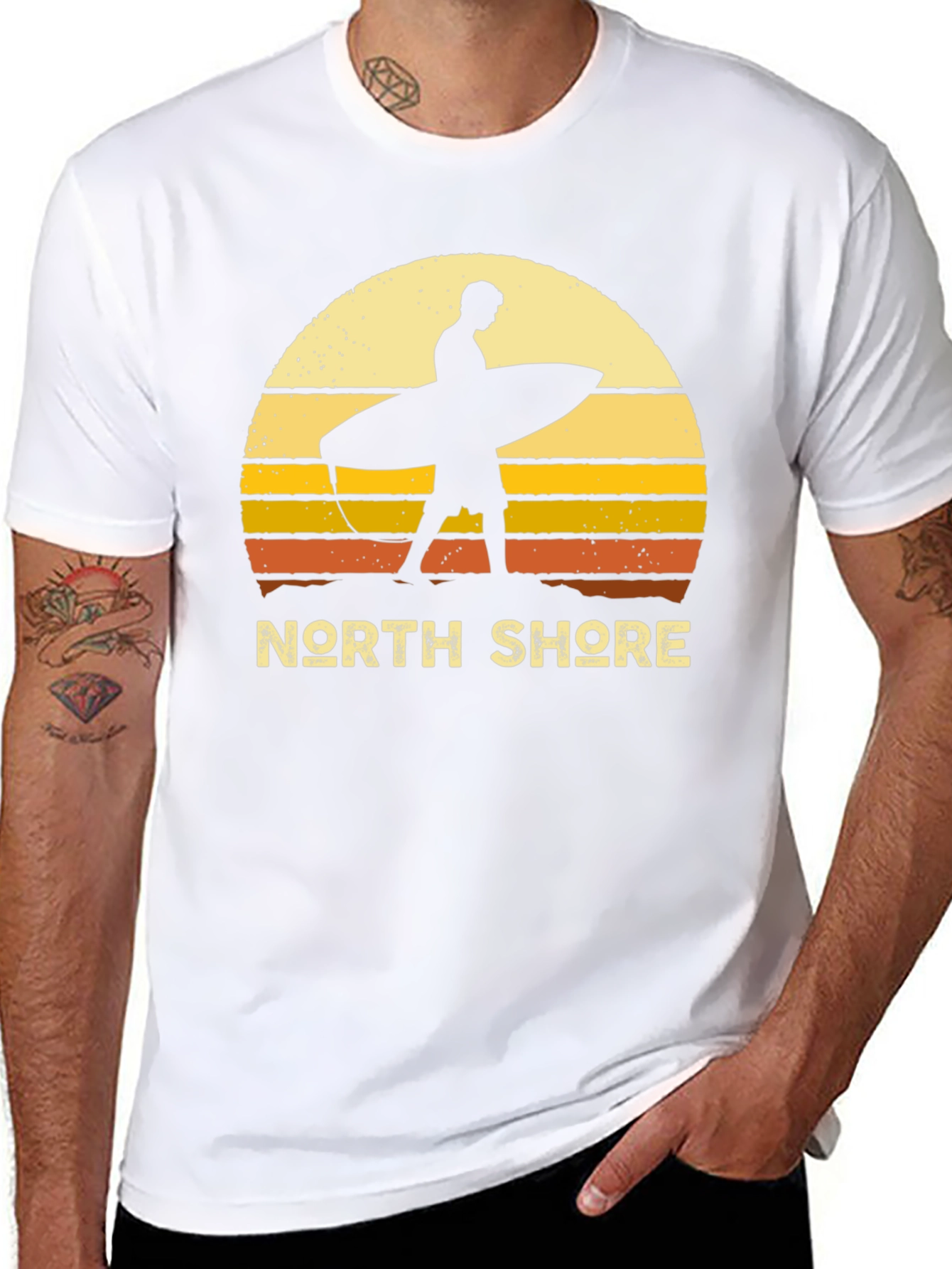 North Shore Surfer Graphic Tee