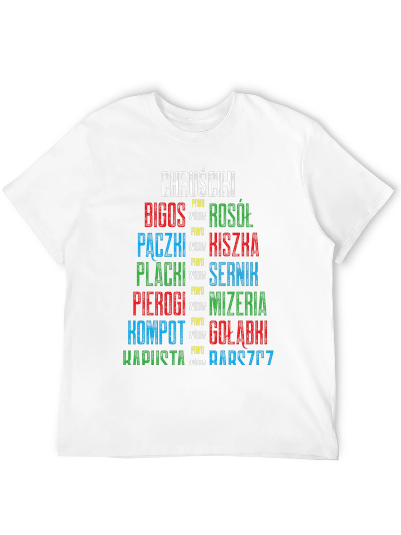 Polish Food T-Shirt: Bigos Pierogi Kapusta & More!