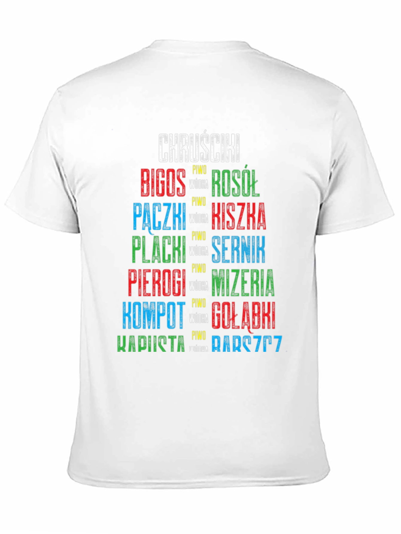 Polish Food T-Shirt: Bigos Pierogi Kapusta & More!