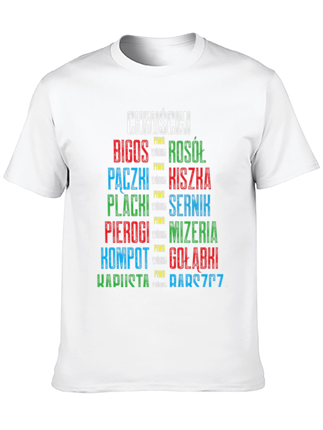 Polish Food T-Shirt: Bigos Pierogi Kapusta & More!