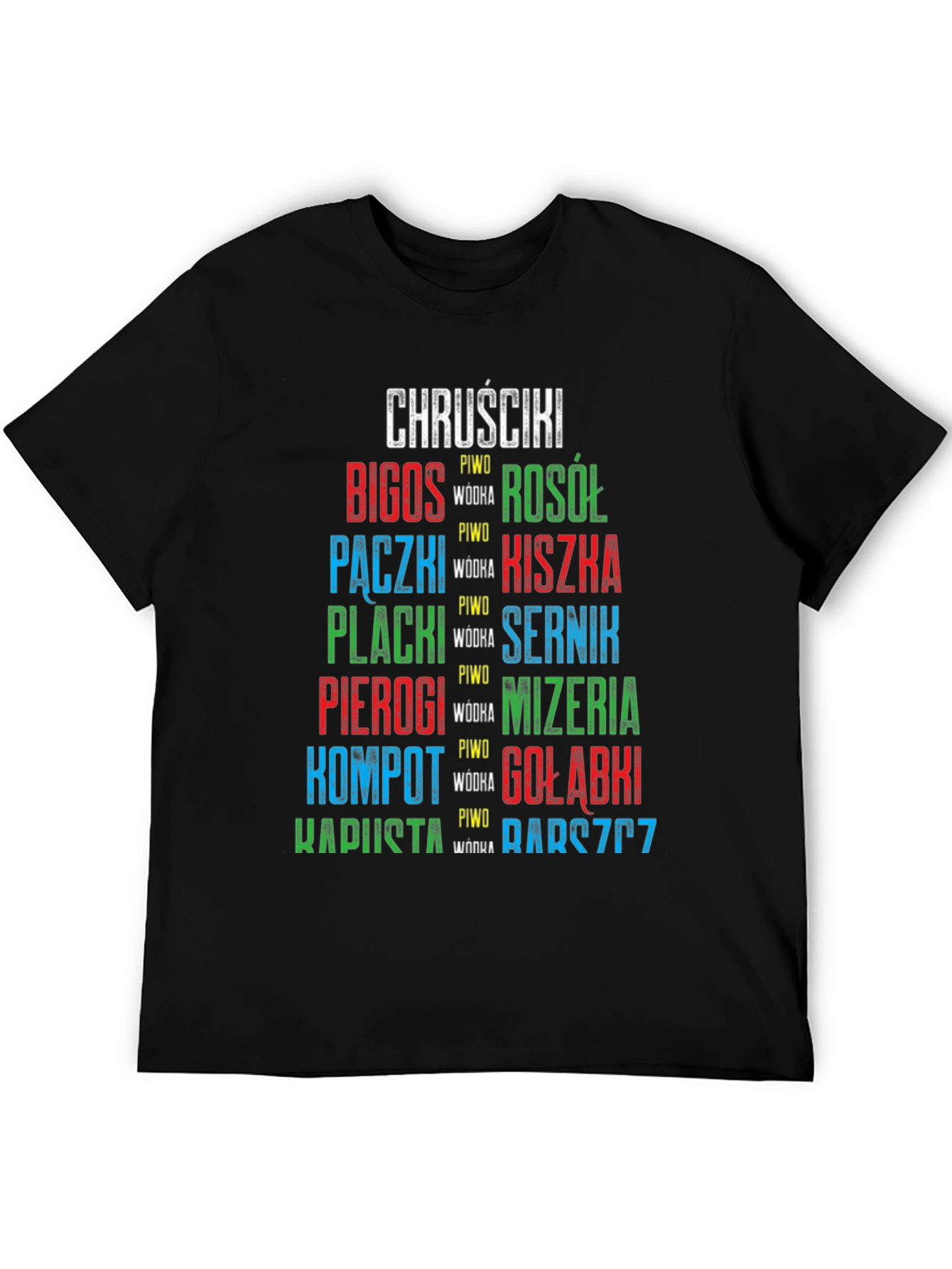 Polish Food T-Shirt: Bigos Pierogi Kapusta & More!