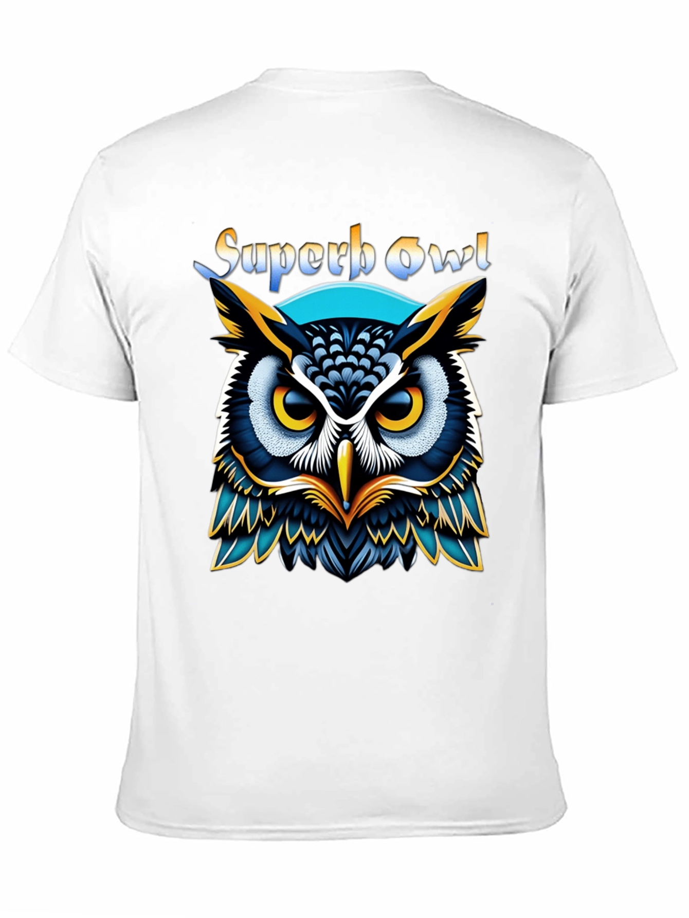 Superb Owl Graphic T-Shirt - Black