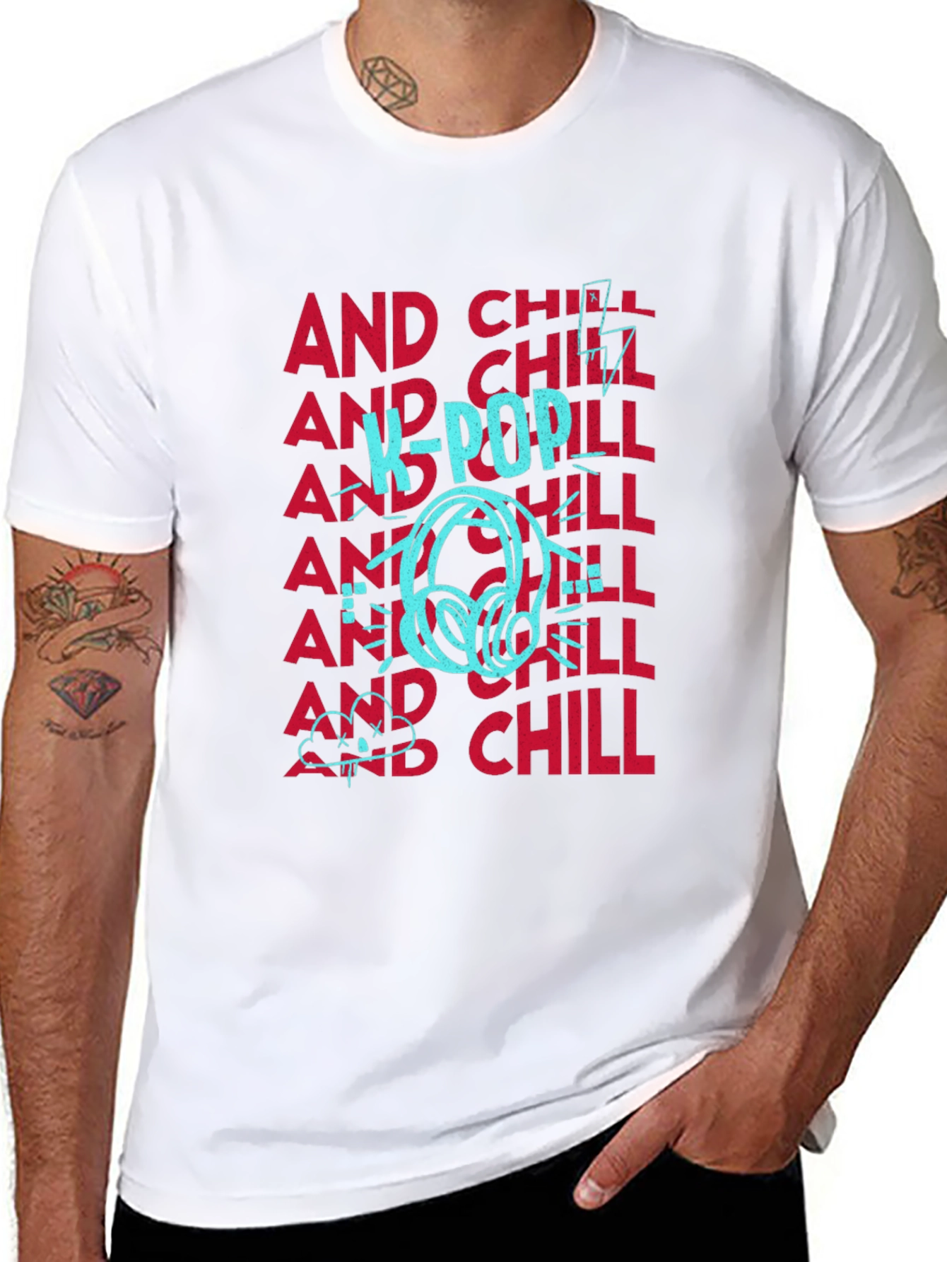 K-Pop & Chill Graphic Tee