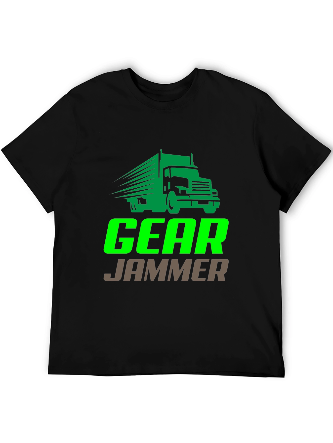Gear Jammer Trucker T-Shirt - Black