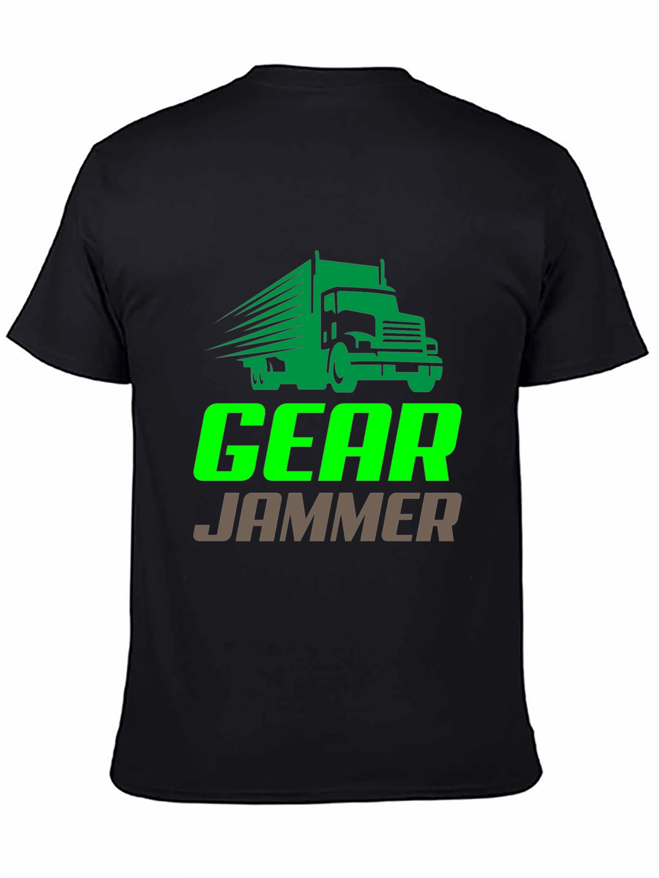 Gear Jammer Trucker T-Shirt - Black