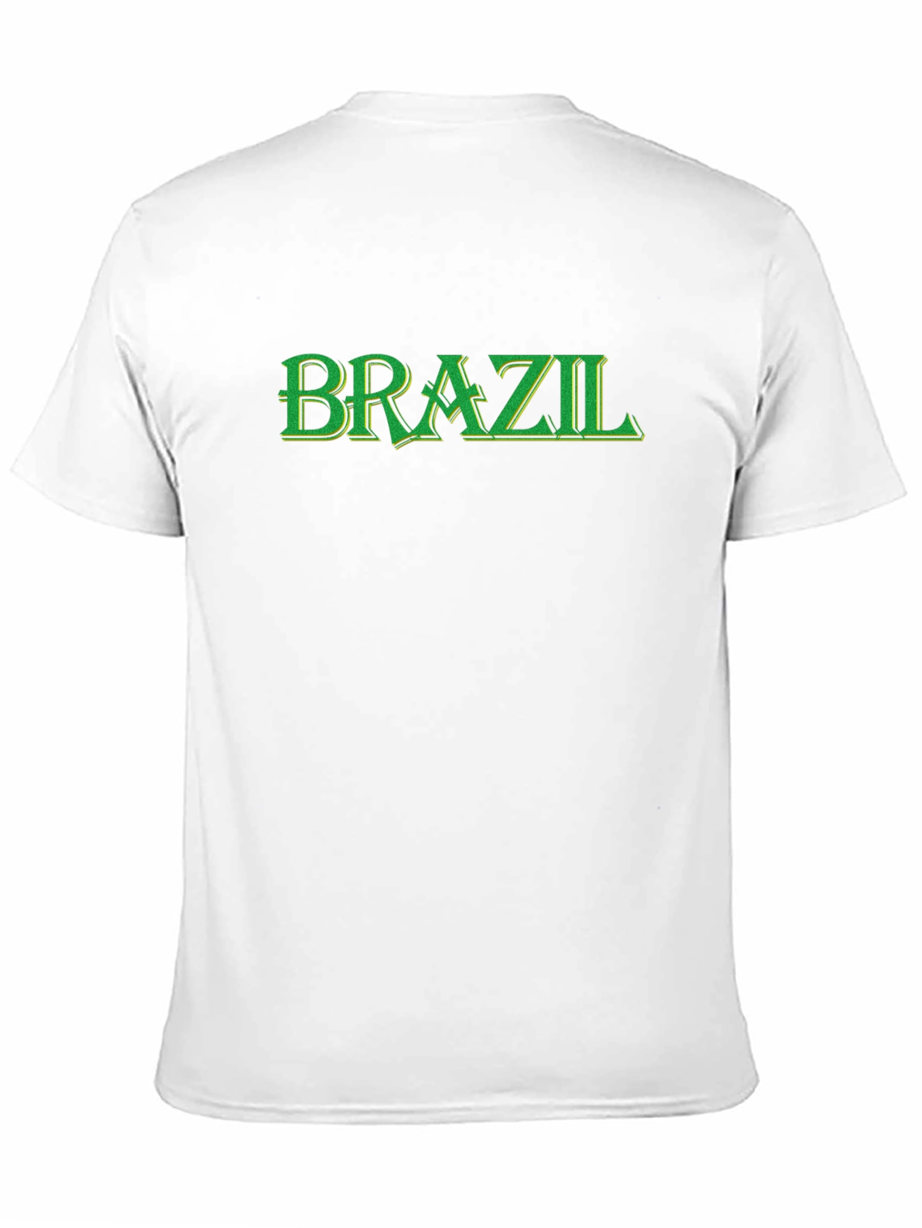 Brazil T-Shirt - Black Green Lettering