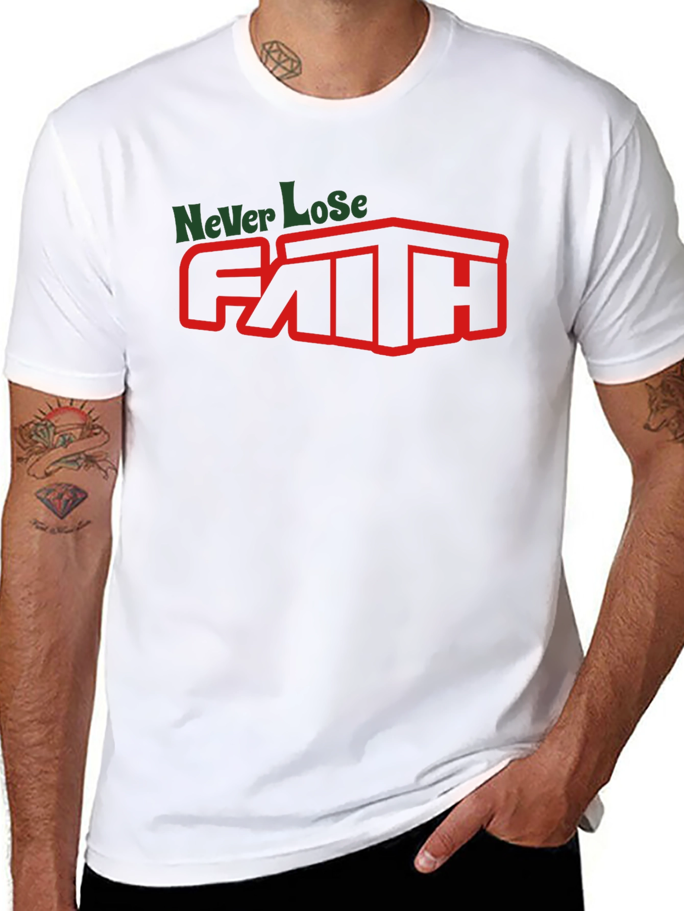 Never Lose Faith Graphic T-Shirt