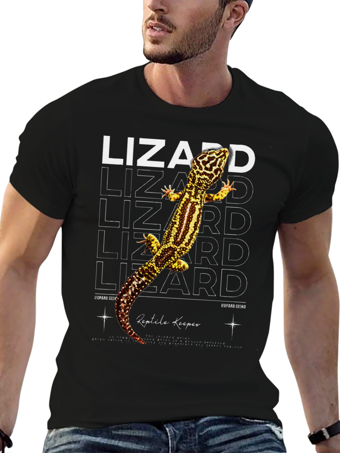Lizard Reptile Keeper Graphic T-Shirt