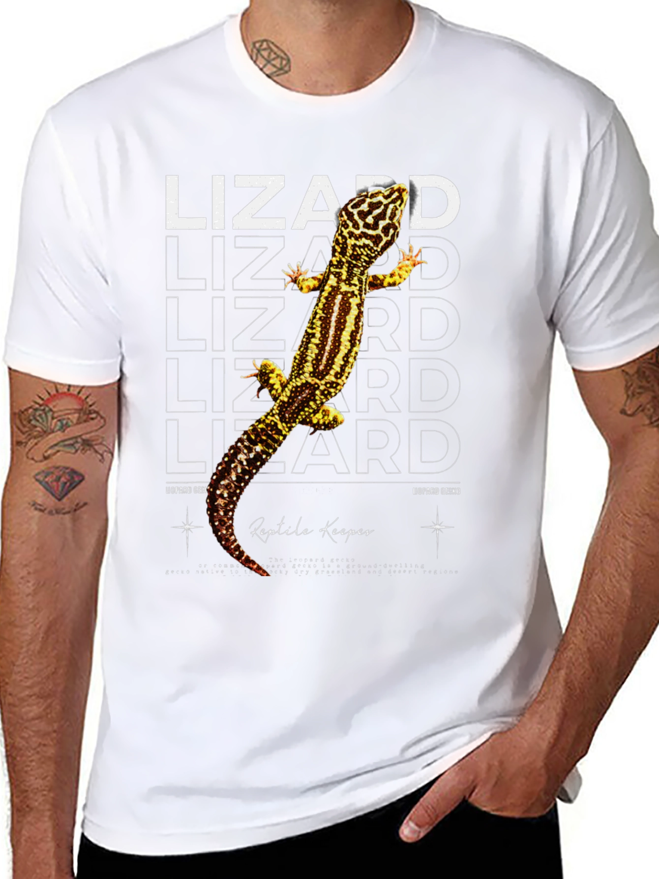 Lizard Reptile Keeper Graphic T-Shirt