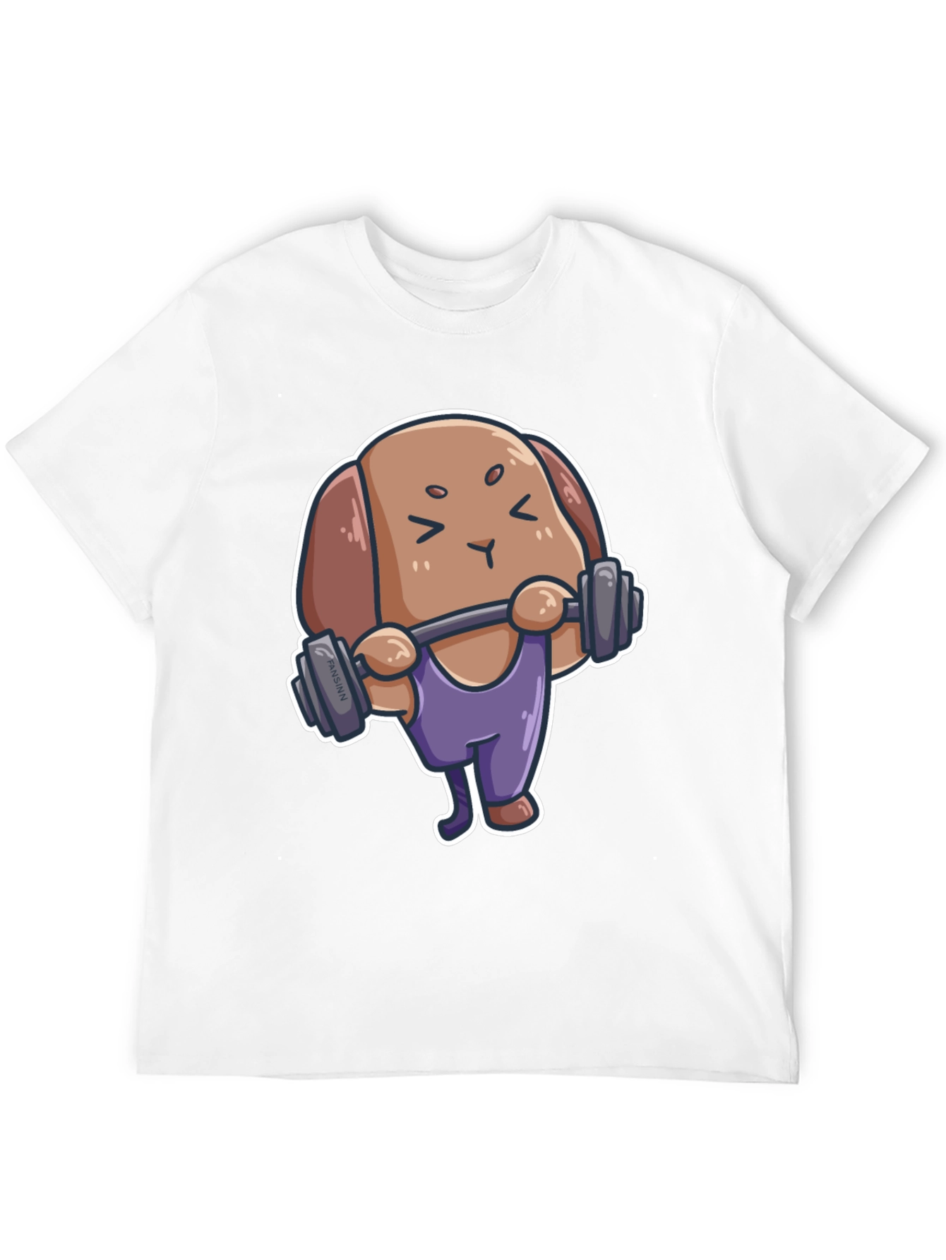 Cute Dog Gym T-Shirt - Workout Pup Tee