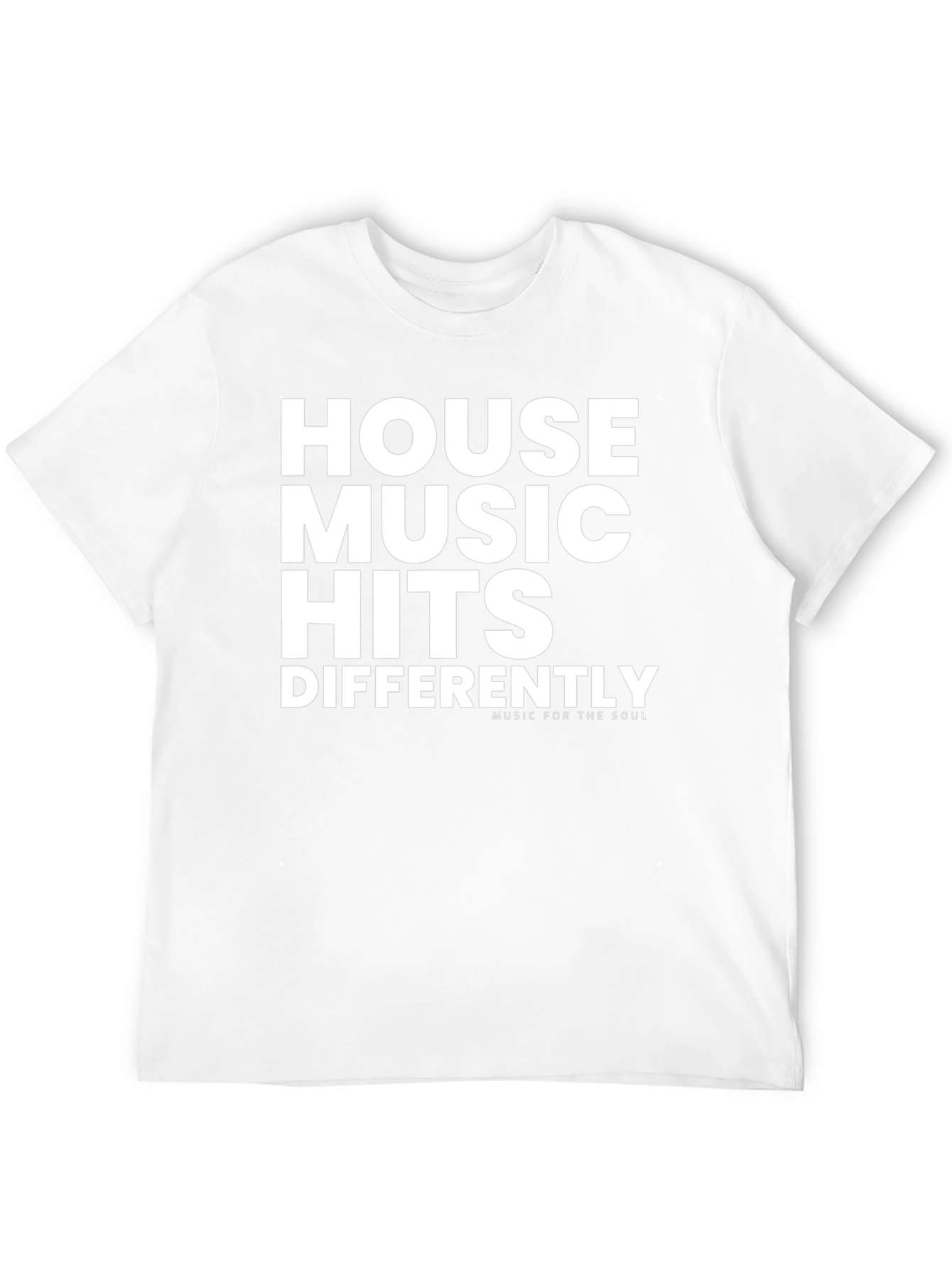 House Music Hits Differently Black Graphic Tee