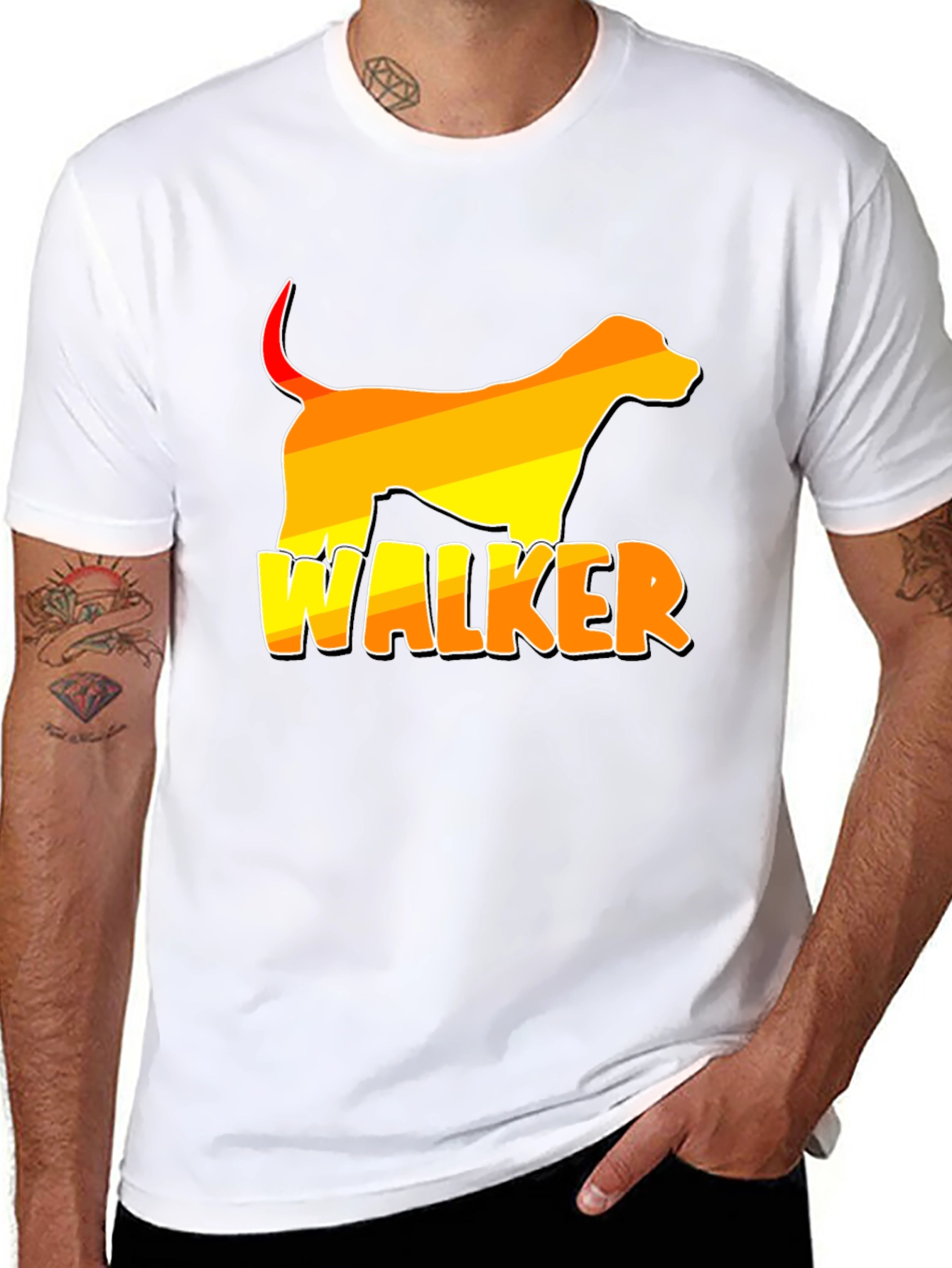 Walker Dog Graphic T-Shirt