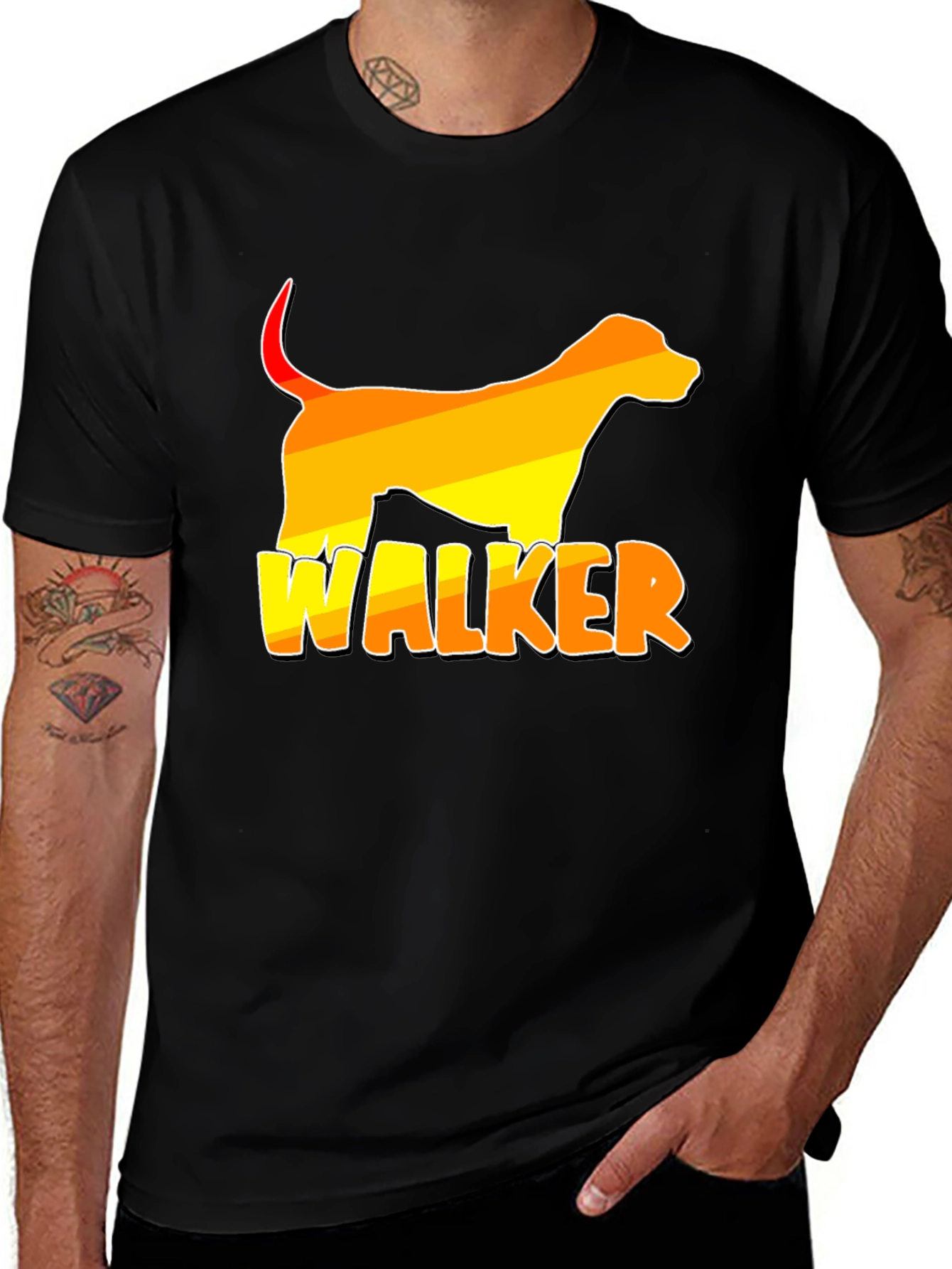 Walker Dog Graphic T-Shirt