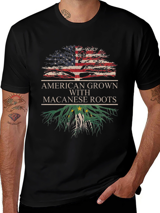 American Grown with Macanese Roots T-Shirt