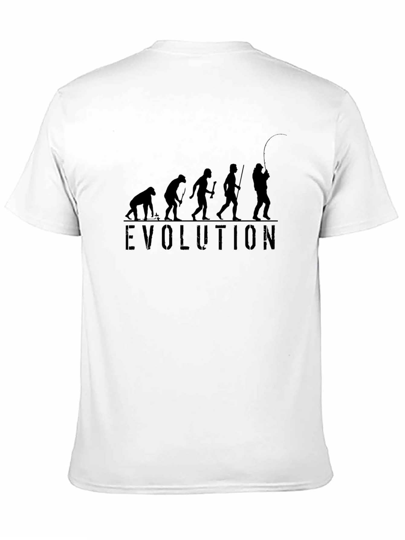 Evolution of Angler T-Shirt - Funny Fishing Tee