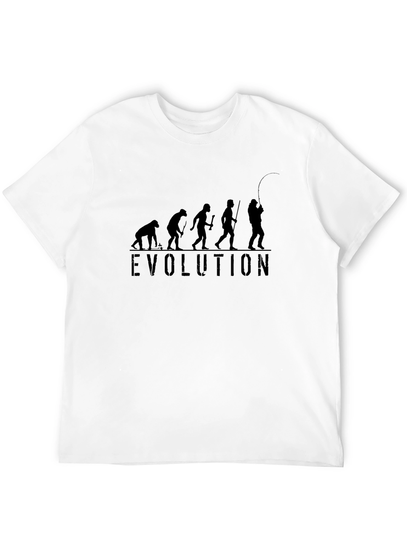Evolution of Angler T-Shirt - Funny Fishing Tee