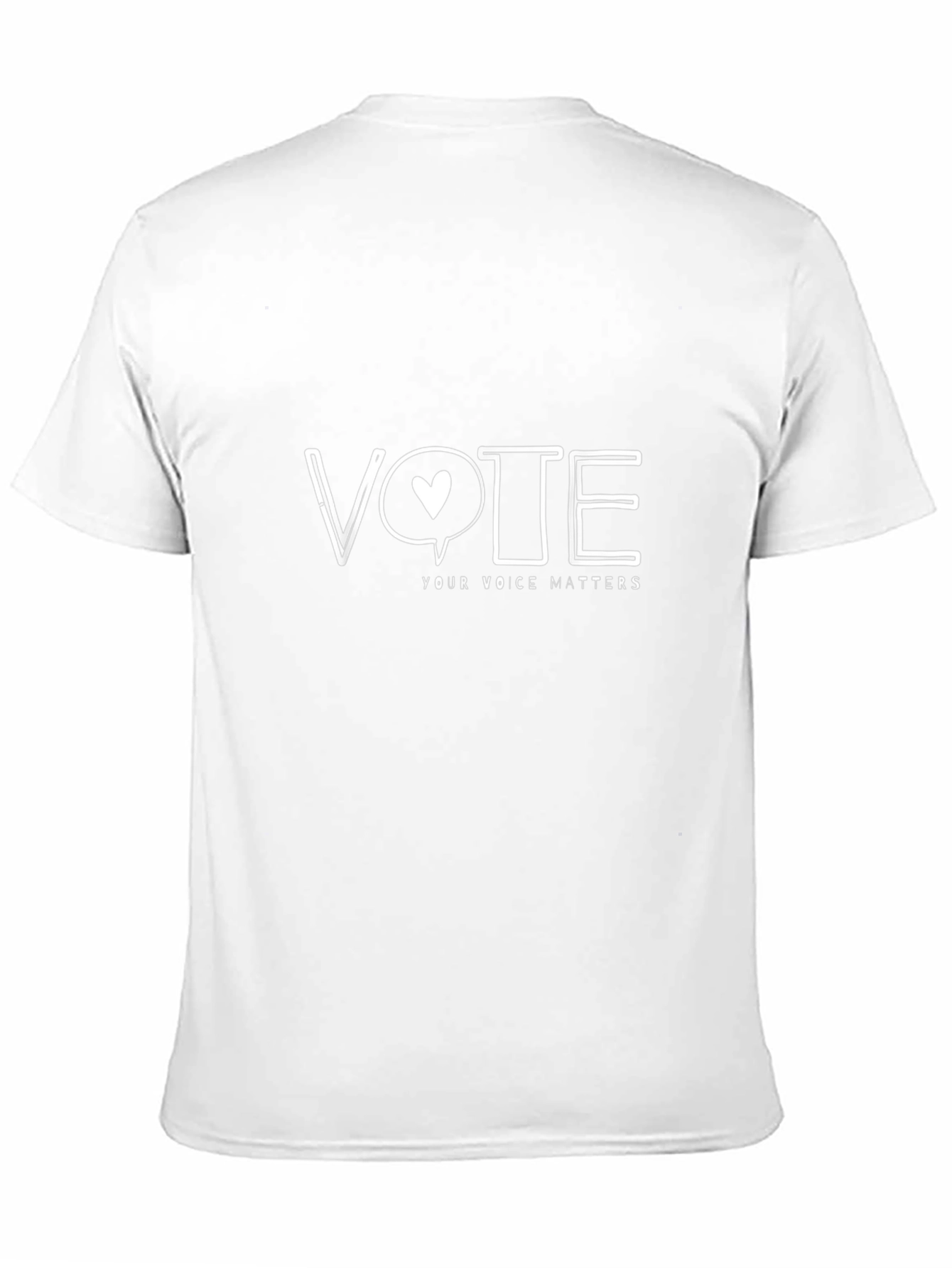 Vote Your Voice Matters T-Shirt - Black