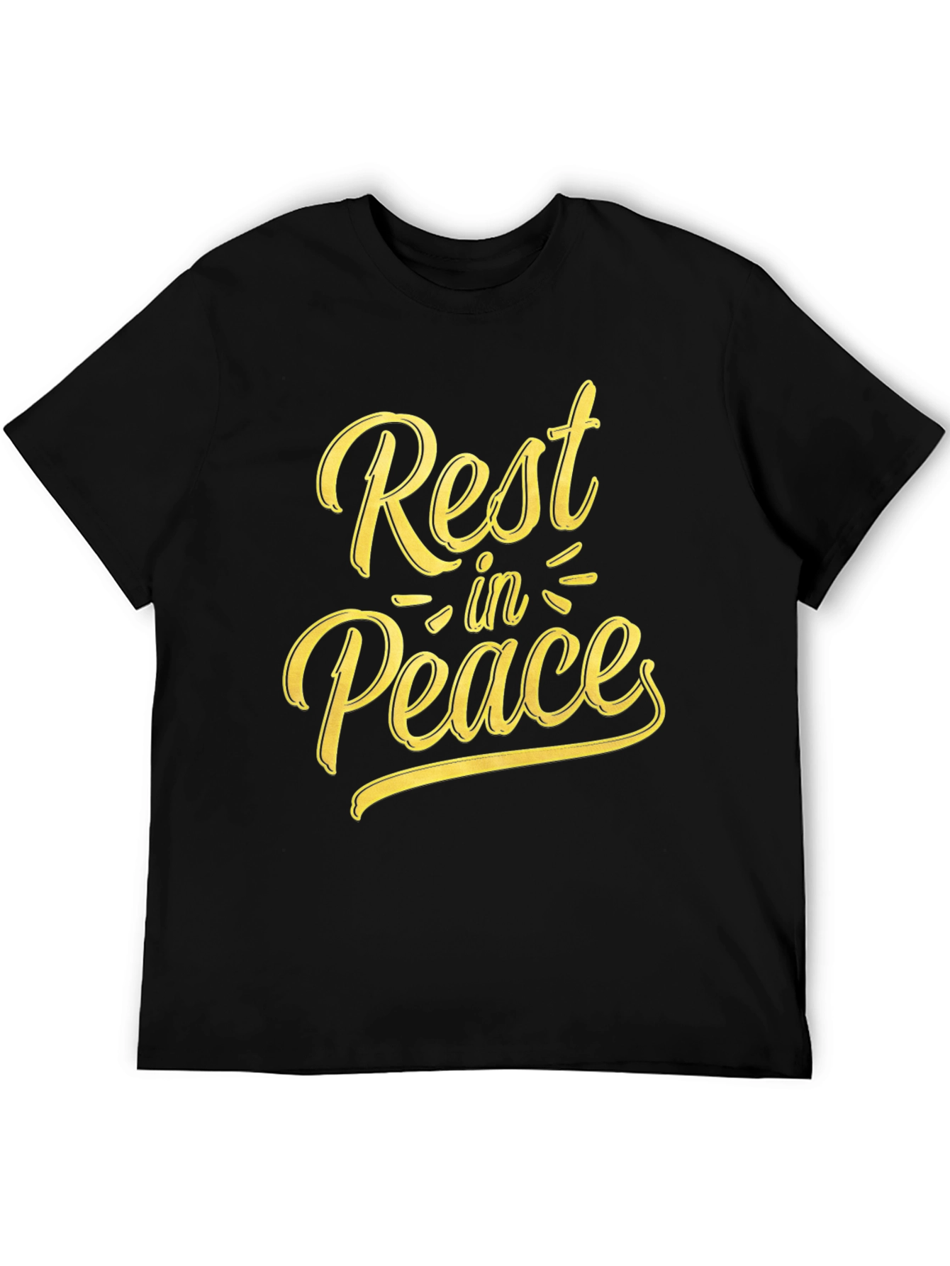 Rest in Peace Graphic Tee - Black