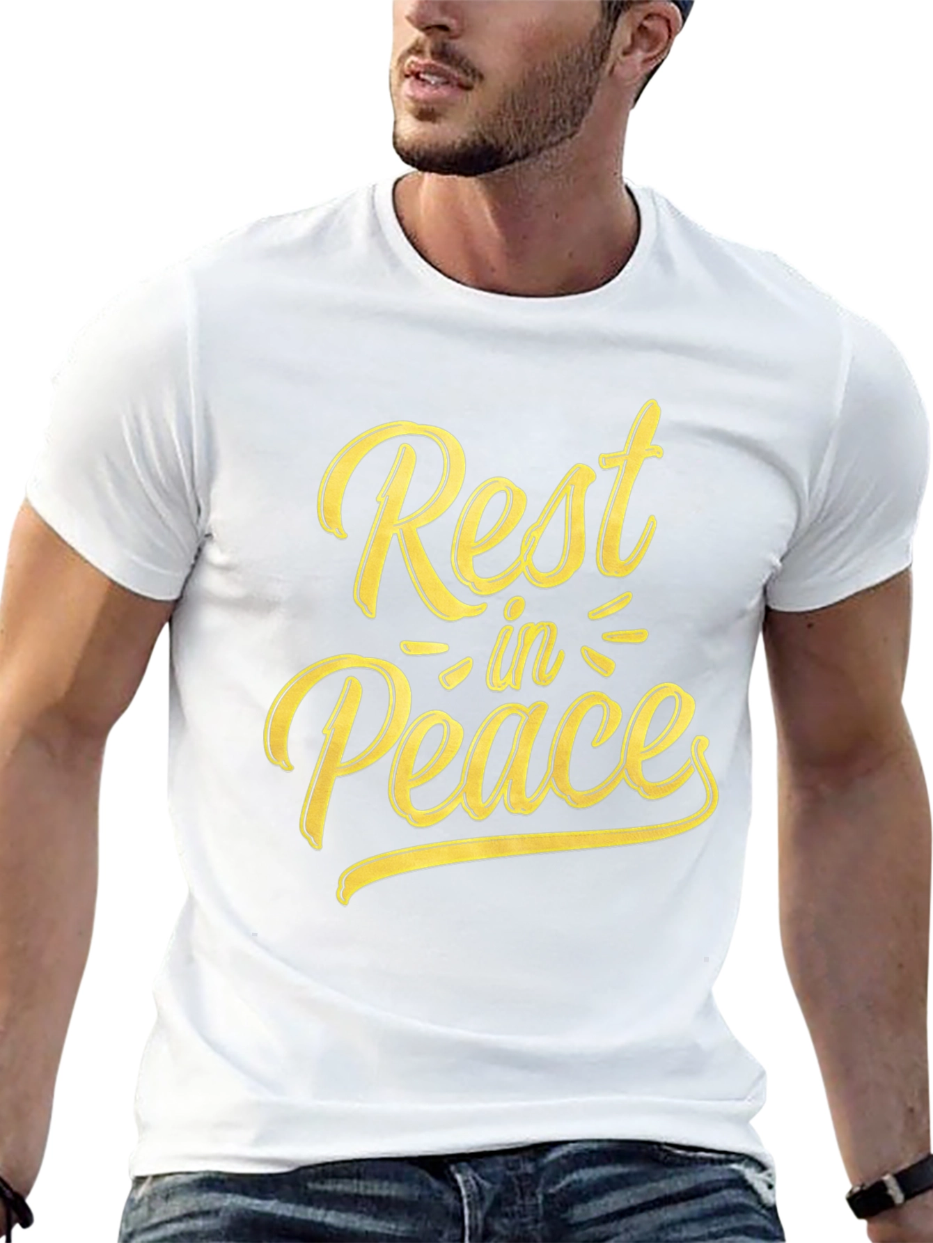 Rest in Peace Graphic Tee - Black