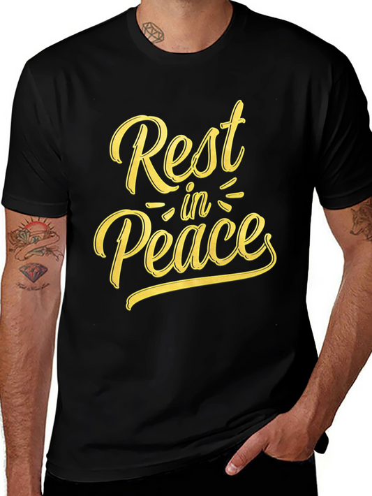 Rest in Peace Graphic Tee - Black