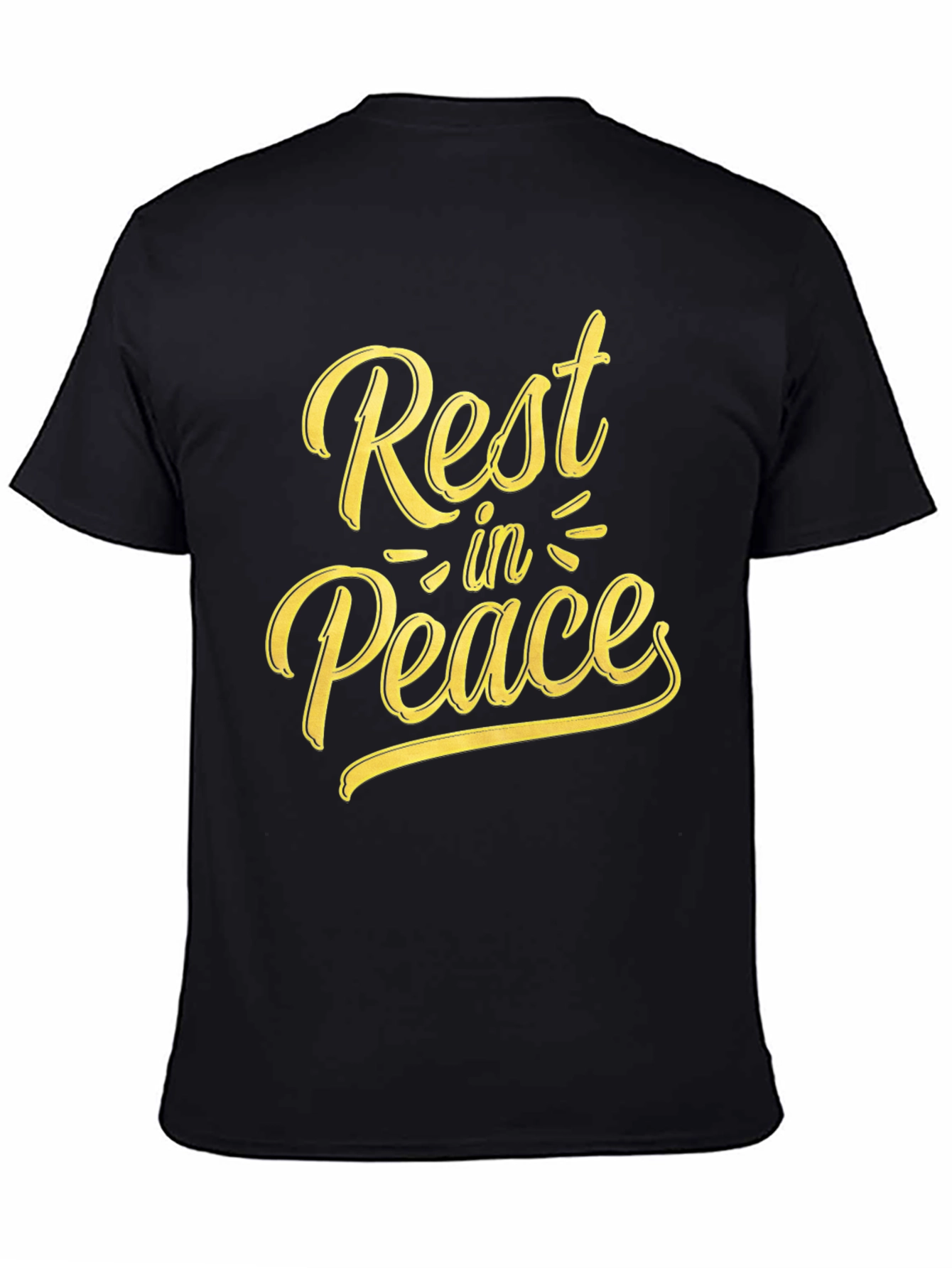Rest in Peace Graphic Tee - Black