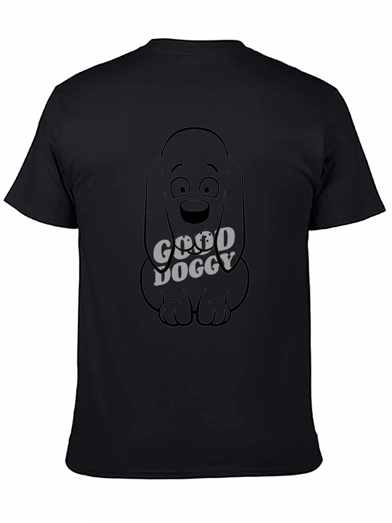 Good Doggy Graphic T-Shirt - Black
