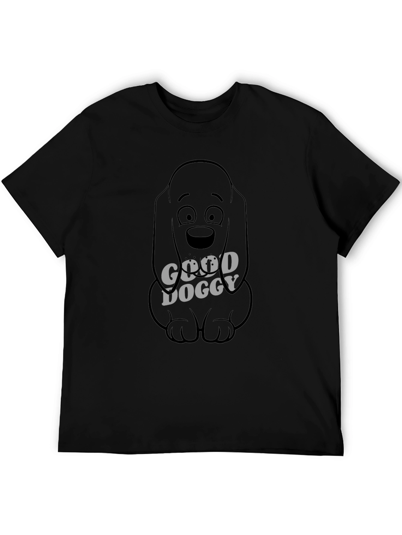 Good Doggy Graphic T-Shirt - Black