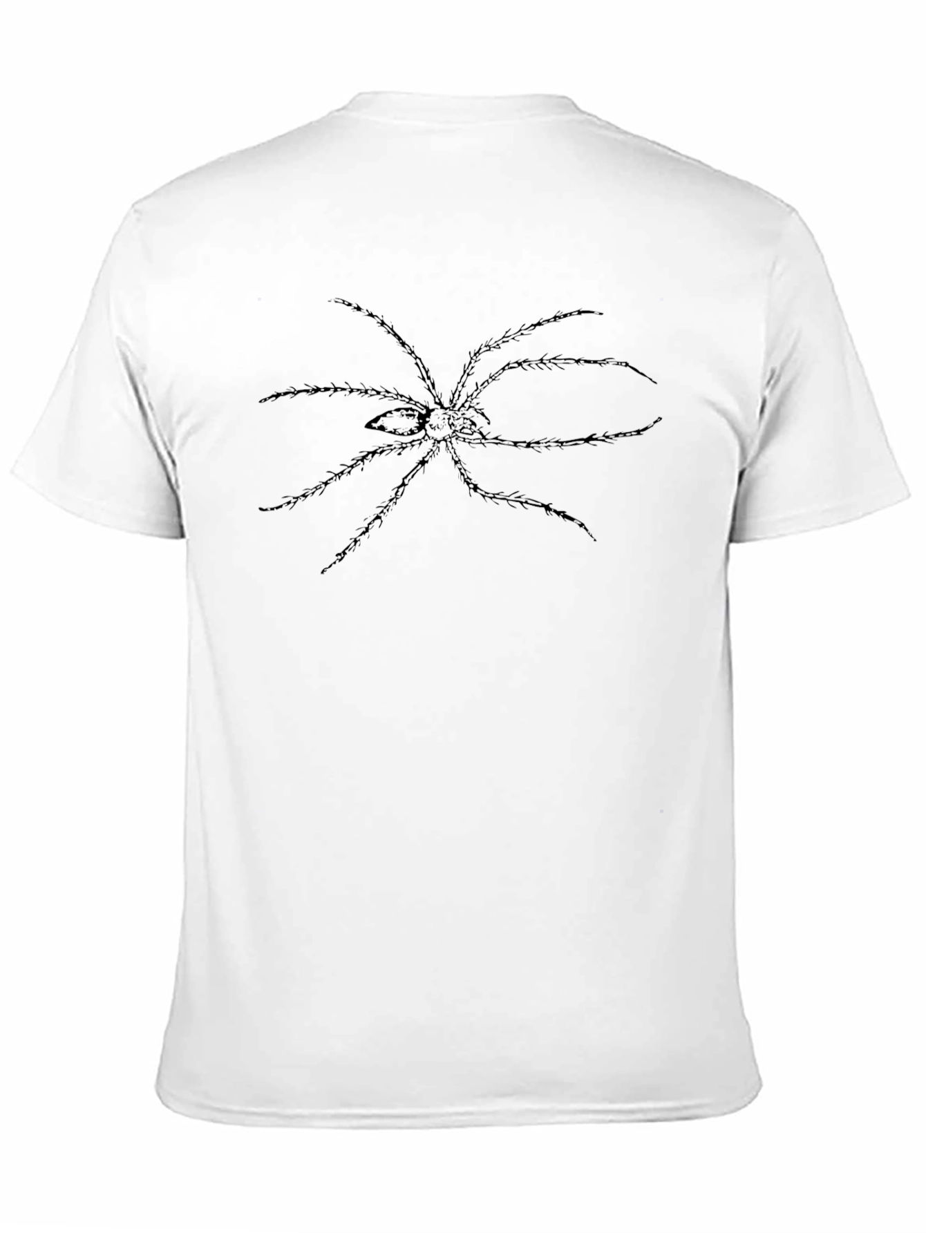 Spider Graphic Tee - Mens Black Cotton T-Shirt