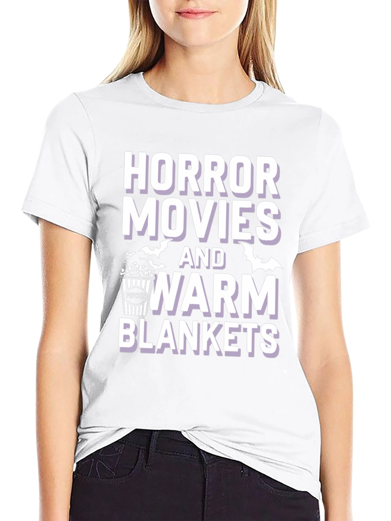 Horror Movies and Warm Blankets T-Shirt