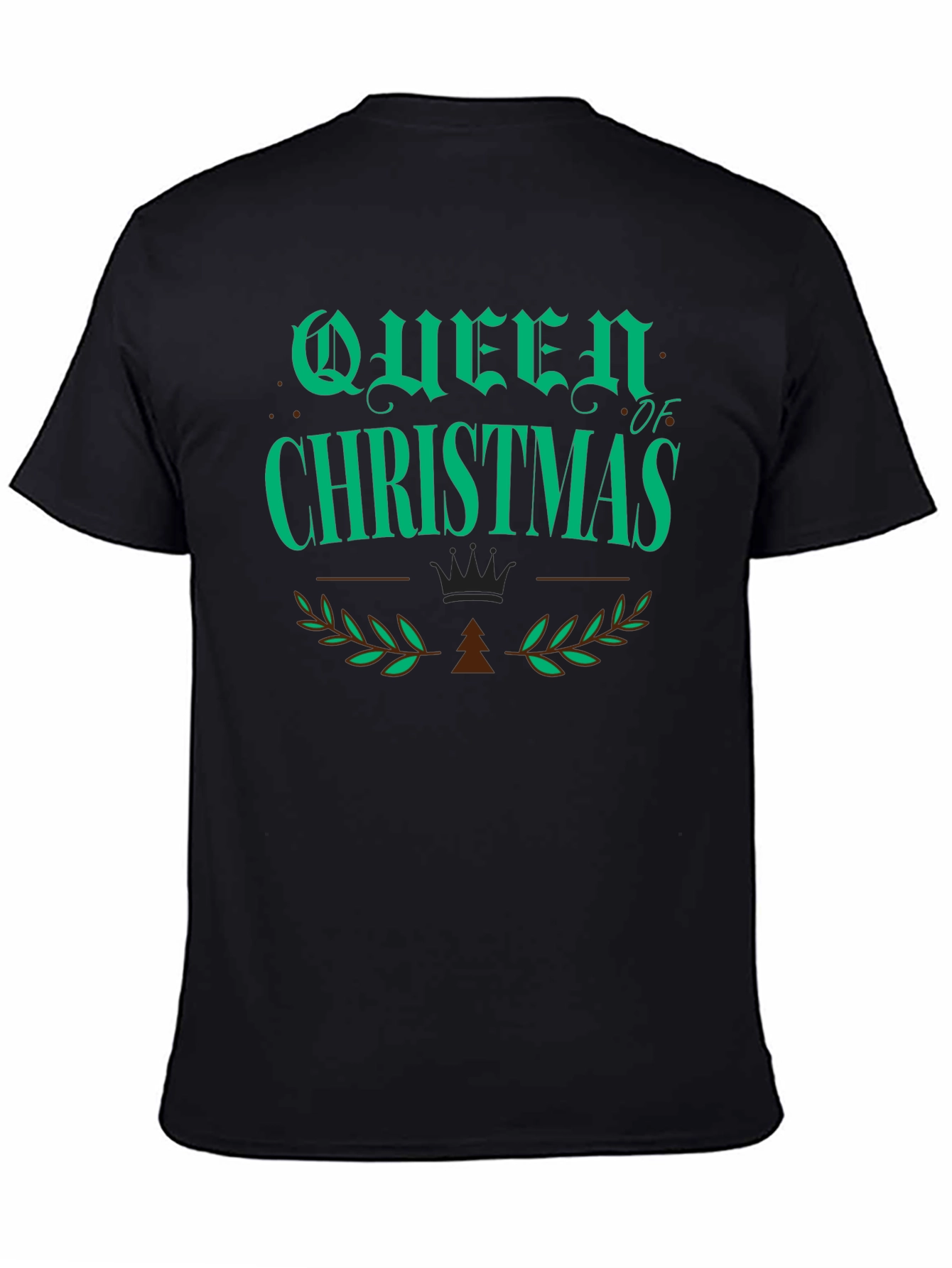 Queen of Christmas Graphic T-Shirt - Holiday Apparel