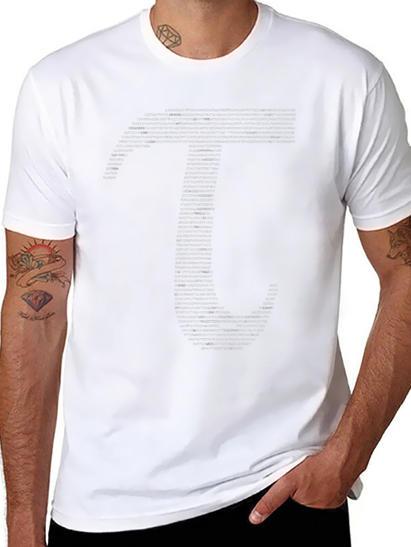 Pi Symbol T-Shirt - Math Lovers Tee