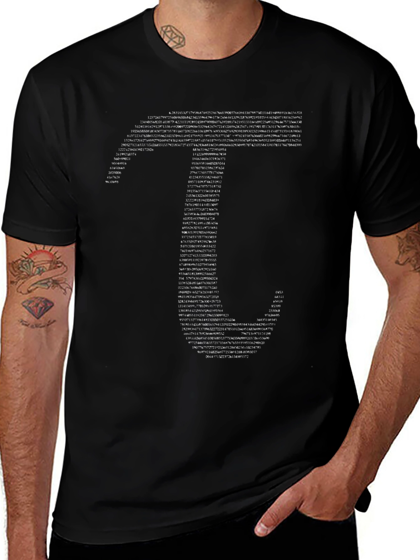 Pi Symbol T-Shirt - Math Lovers Tee