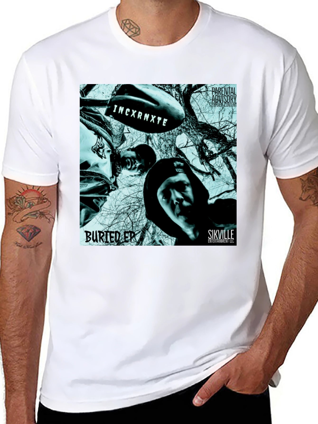 Incxrxnte Buried EP Black T-Shirt