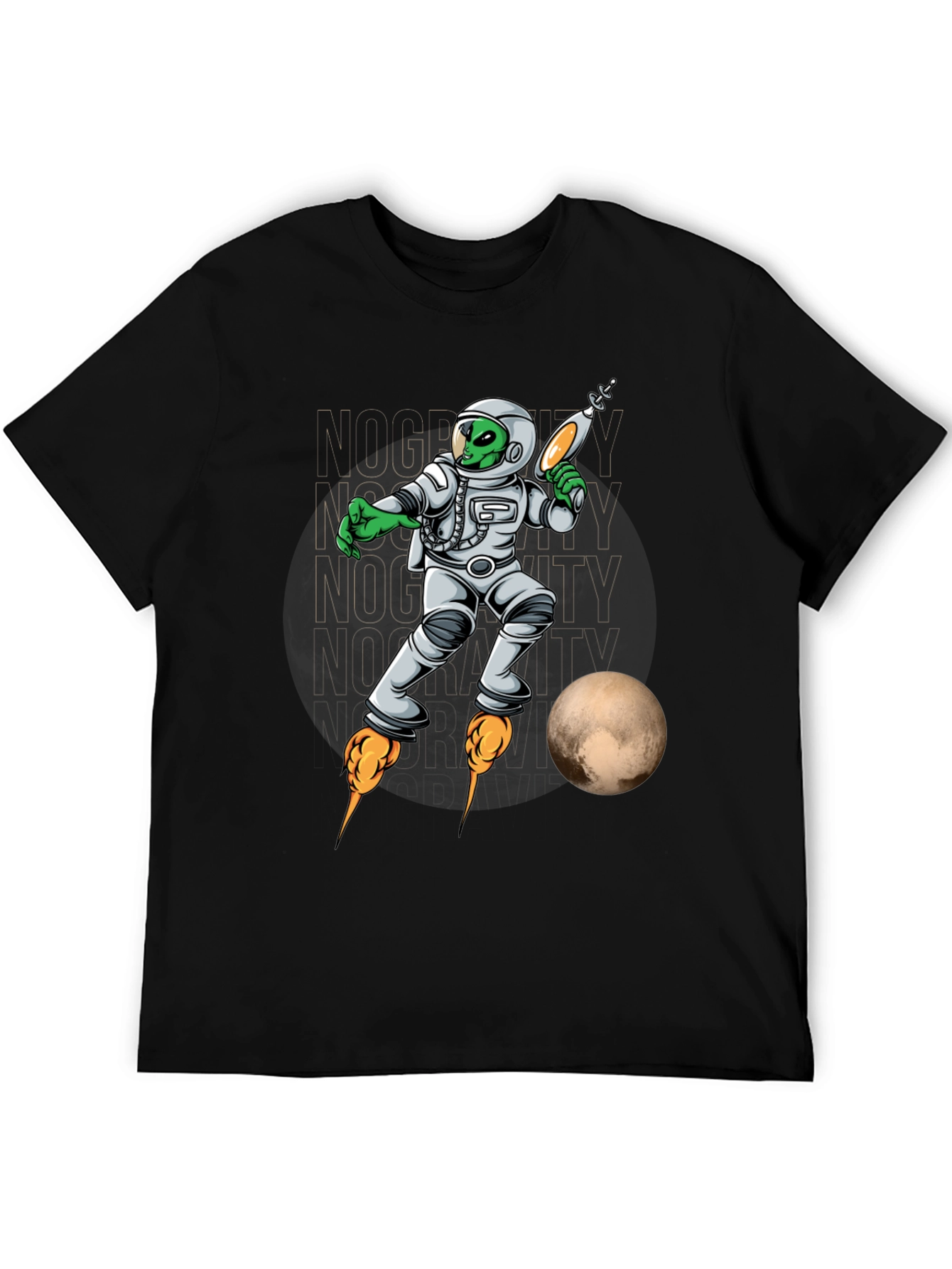 Alien Astronaut T-Shirt - Retro Sci-Fi Style