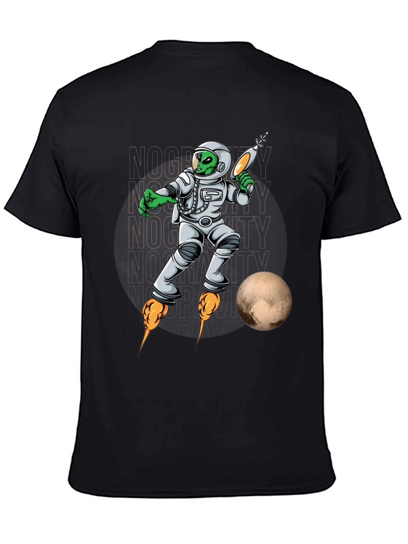 Alien Astronaut T-Shirt - Retro Sci-Fi Style